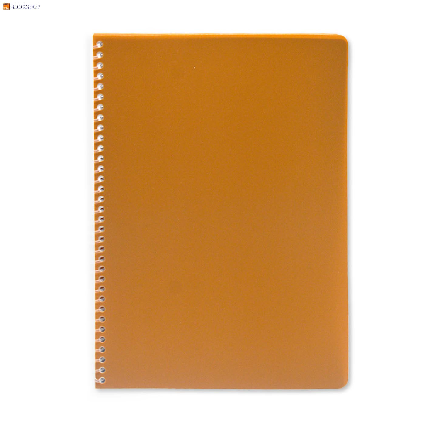 SOFT COVER SPIRAL 1LINE NOTEBOOK 70G 100SHT A4 BROWN