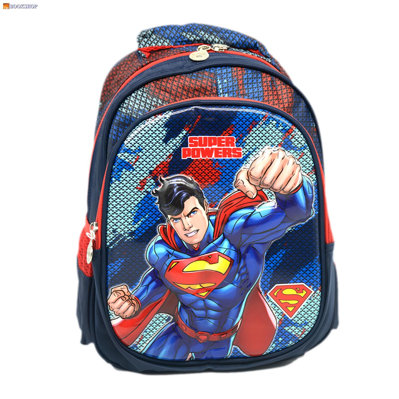 EMBOSSED MINI BACKPACK 13" 1833-SUPERMAN