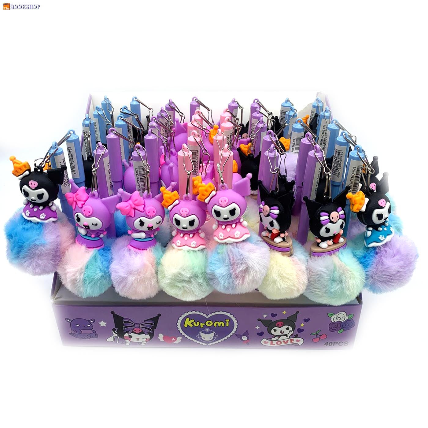 PENDANT PEN W/HAIR BALL KUROMI DESIGN