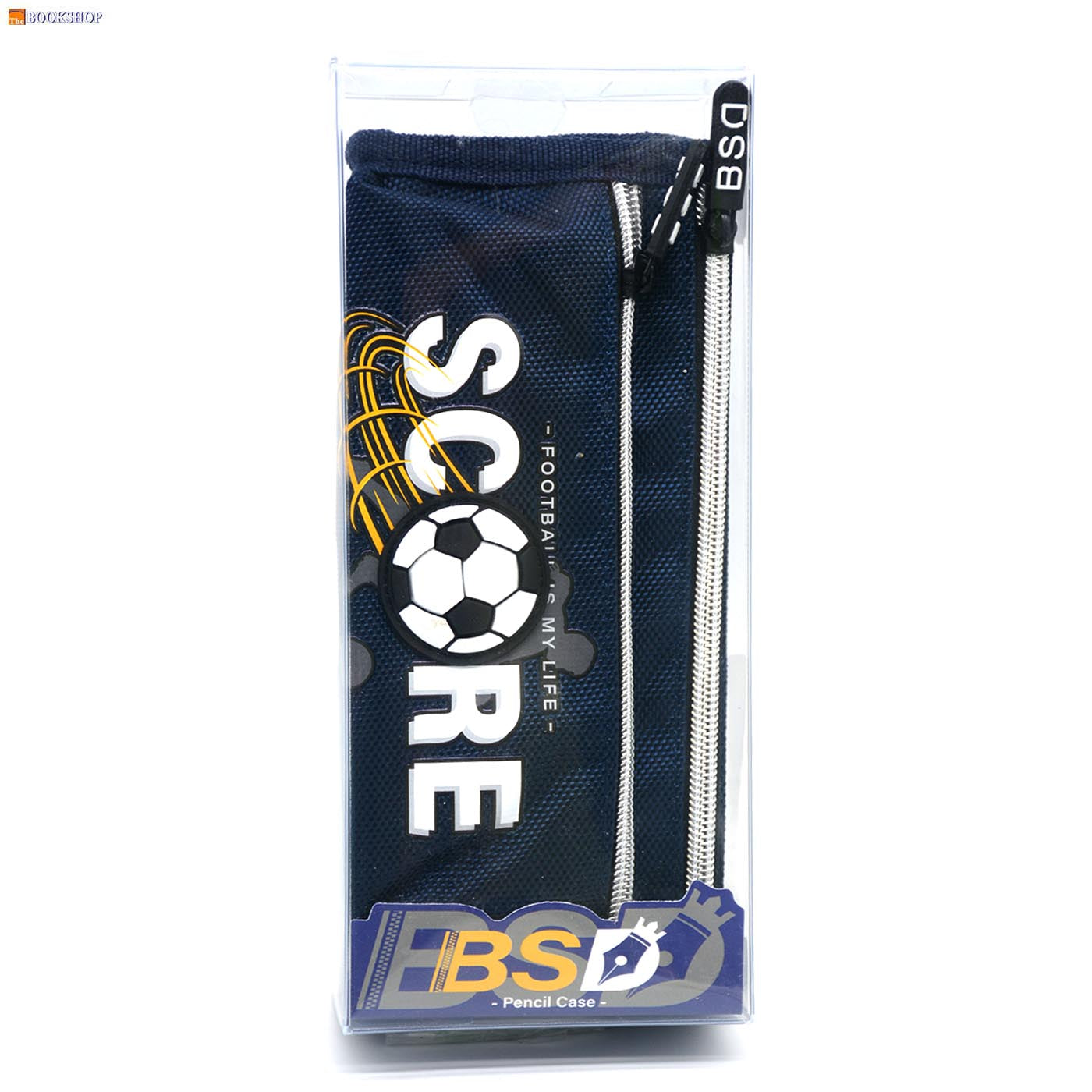 RECTANGLE PENCIL CASE POUCH W/3ZIPPER 21.5X6X8.5CM 1531