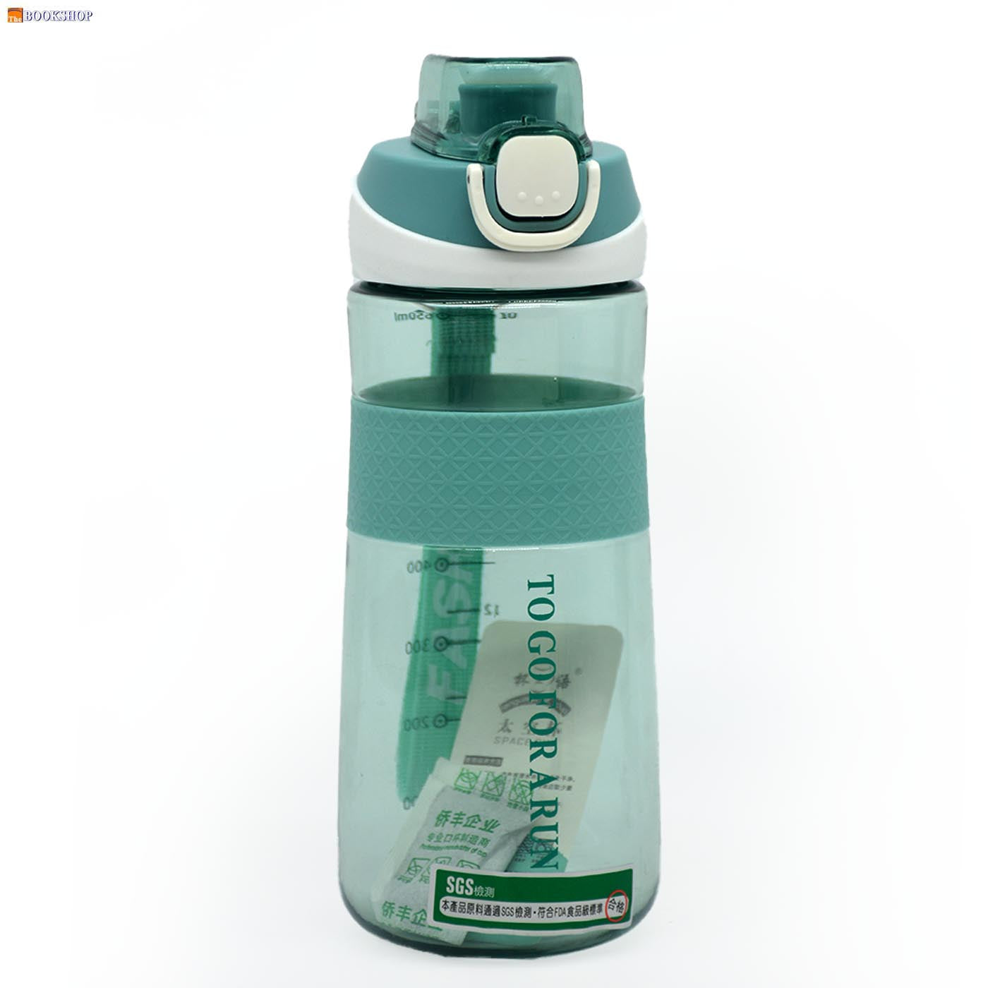 FASHION SPORTS TRANSPARENT WATER BOTTLE 650ML 6073-ASSTD