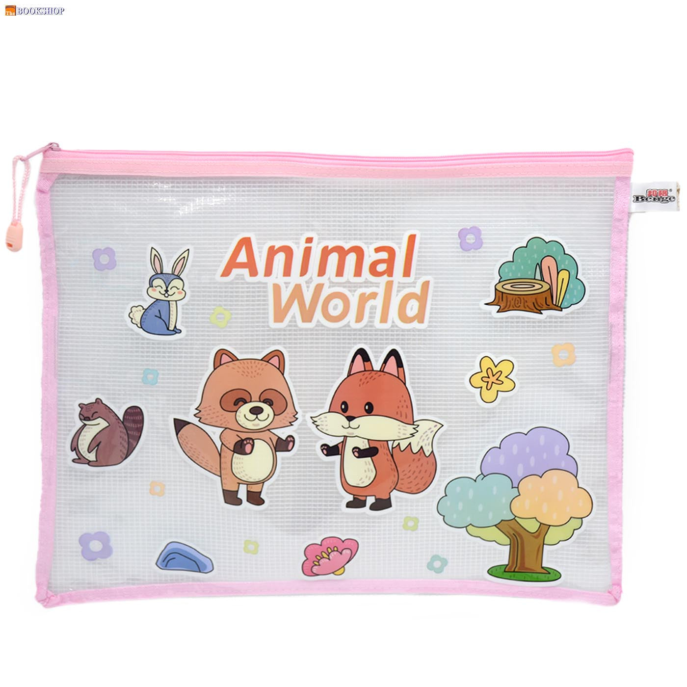 POWER CARTOON ZIPPER BAG B4 AB-3032