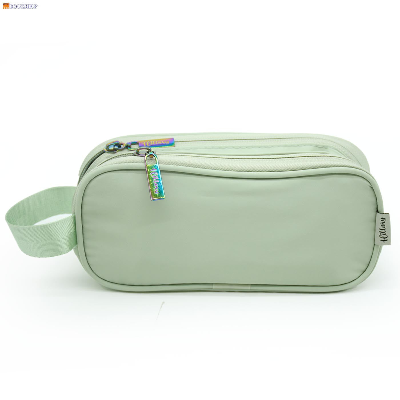 HILLARY RECTANGLE PENCIL CASE-LIGHT GREEN