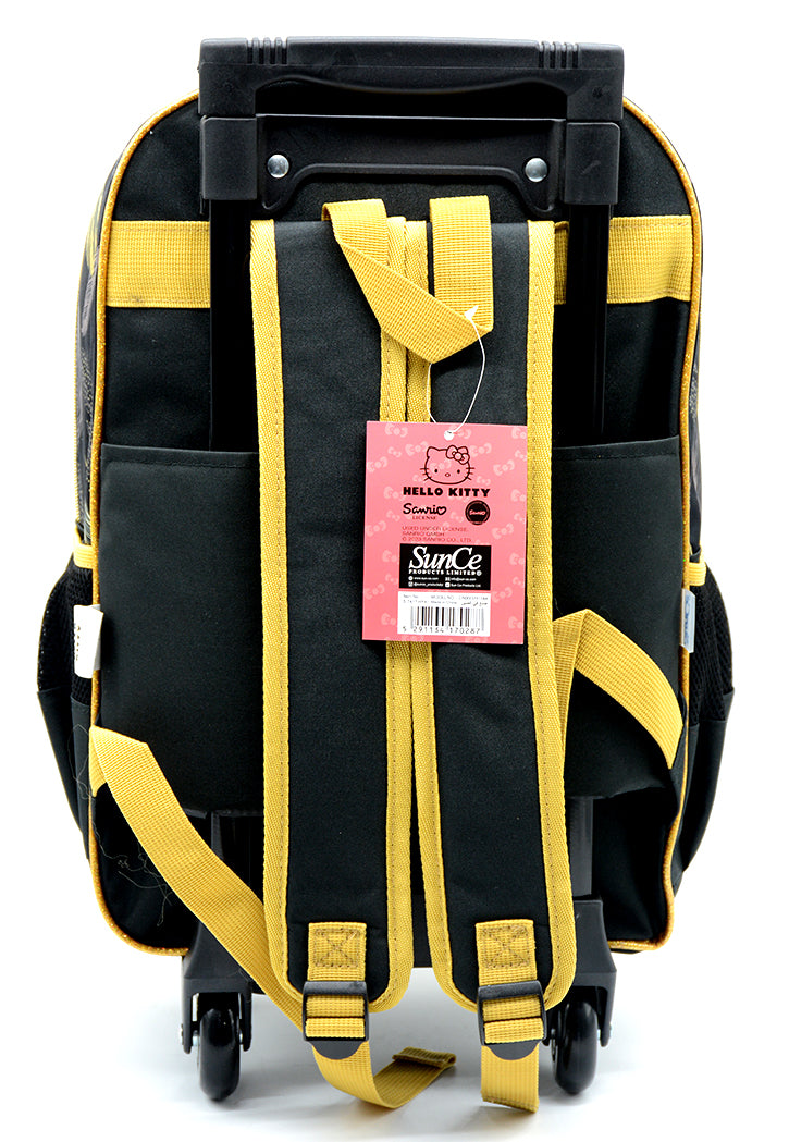 حقيبة ظهر مدرسية ترولي HELLO KITTY TROLLEY BACKPACK W/3 COMPARTMENT&2SIDE POCKETS 16"