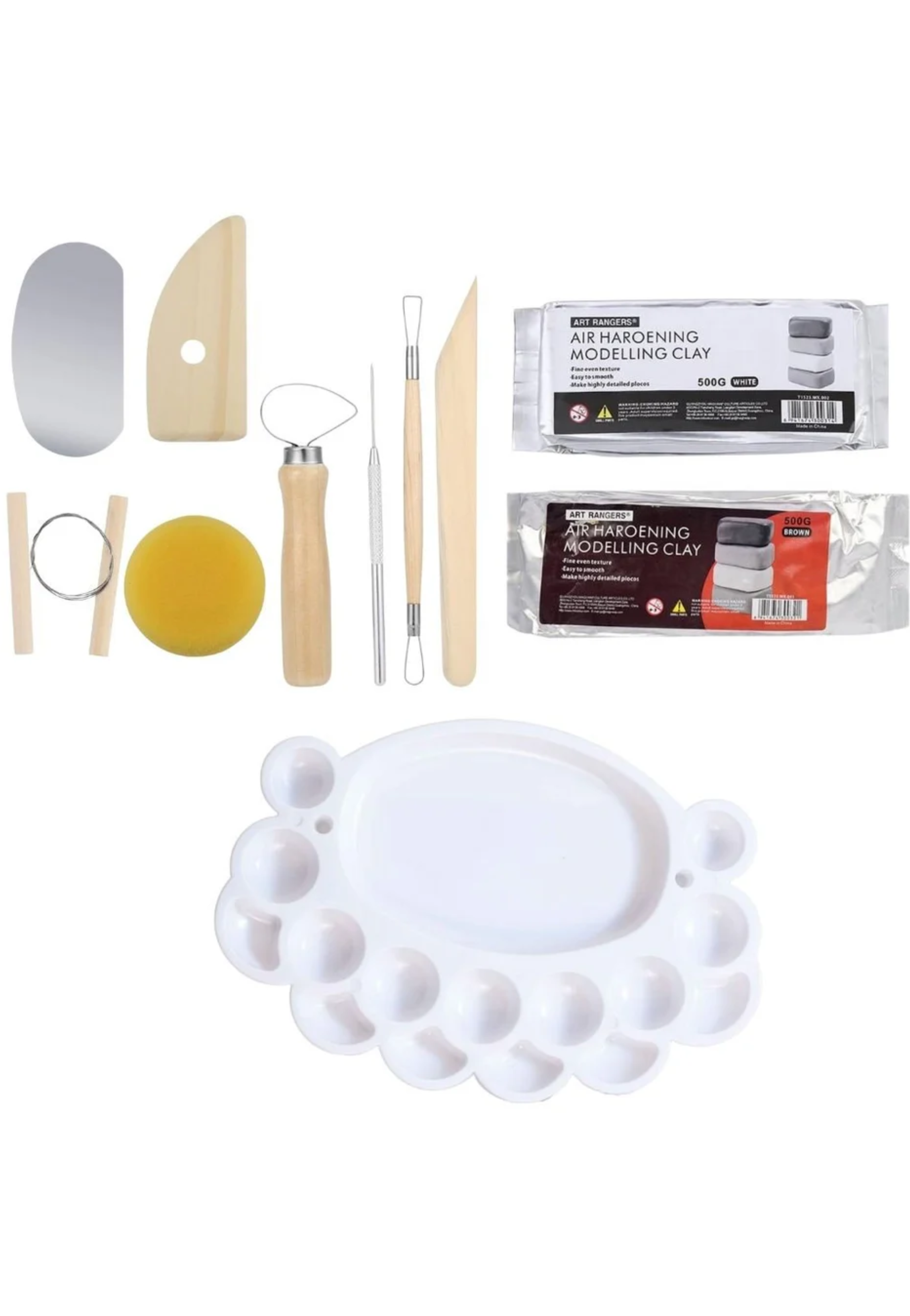 CLAY CREATIVITY KIT FOR KIDS-MAKE FROM CLAY DIY KIT