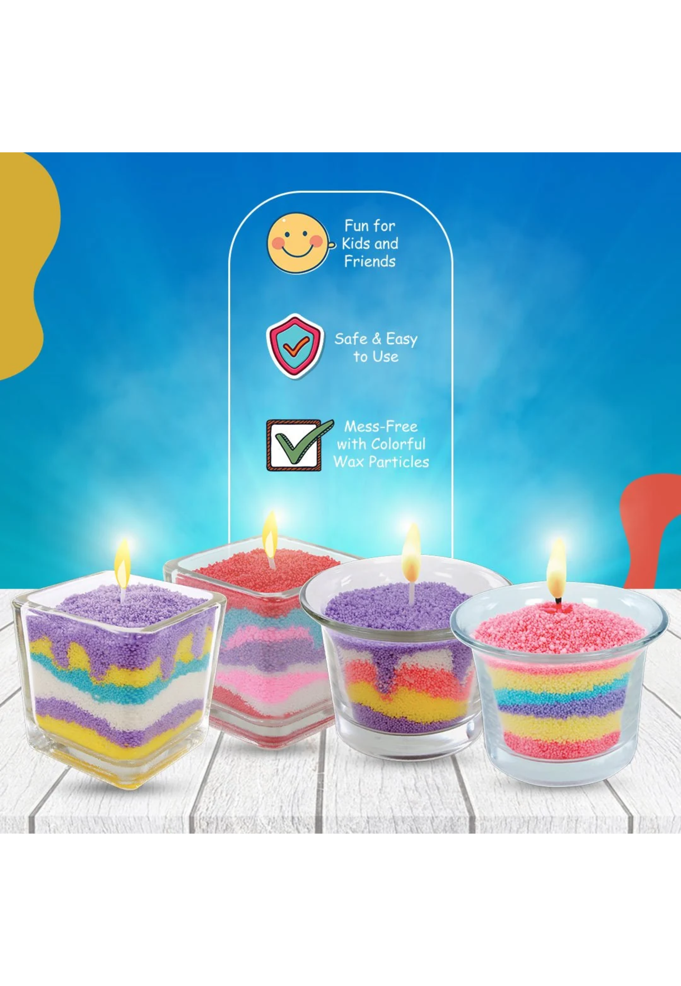 DIY CREATIVE CANDLE MAKING KIT FOR KIDS