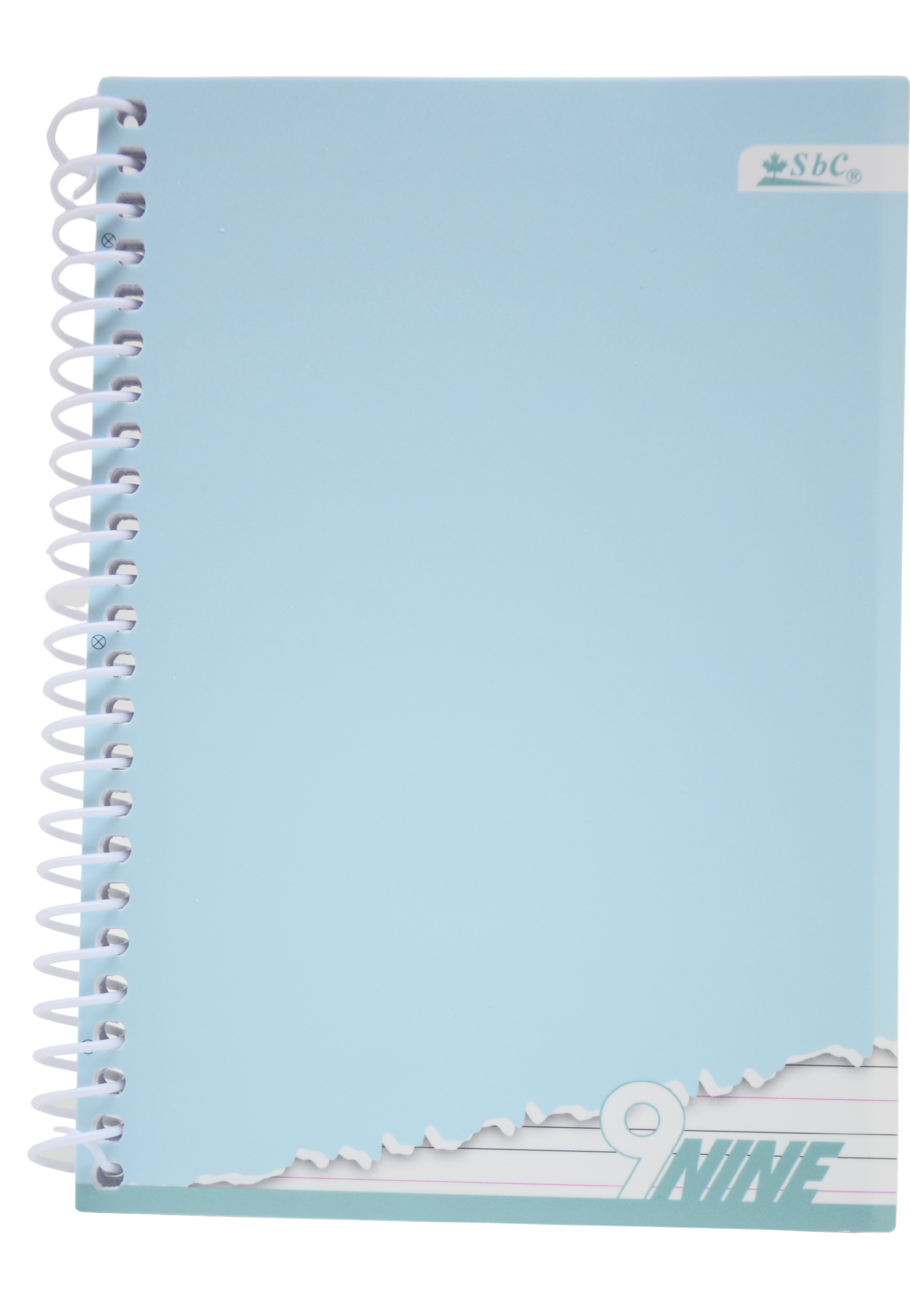 SBC S/C NOTEBOOK 4LINE W/SPIRAL 100SHT EN A5 PASTEL