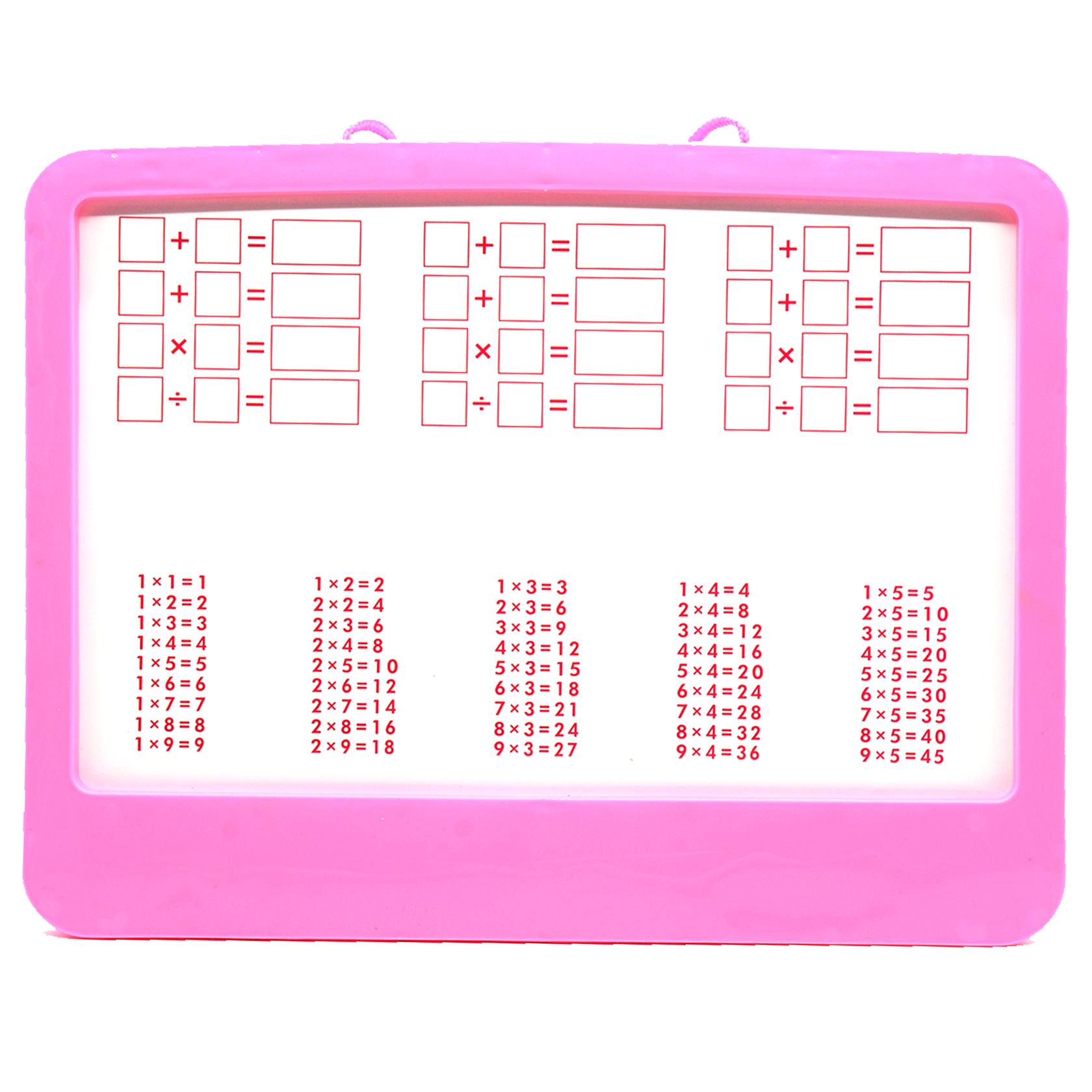 DRAWING & WRITING MAGIC BOARD W/NUMBERS 30X39CM