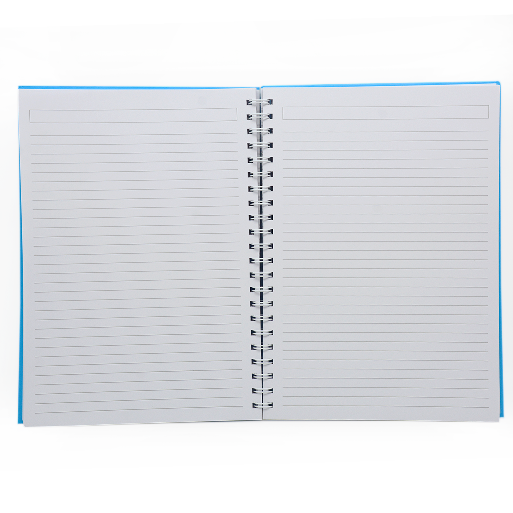 HARD COVER PLAIN SPIRAL 1LINE NOTEBOOK 100PAGE A4-111G-BLUE