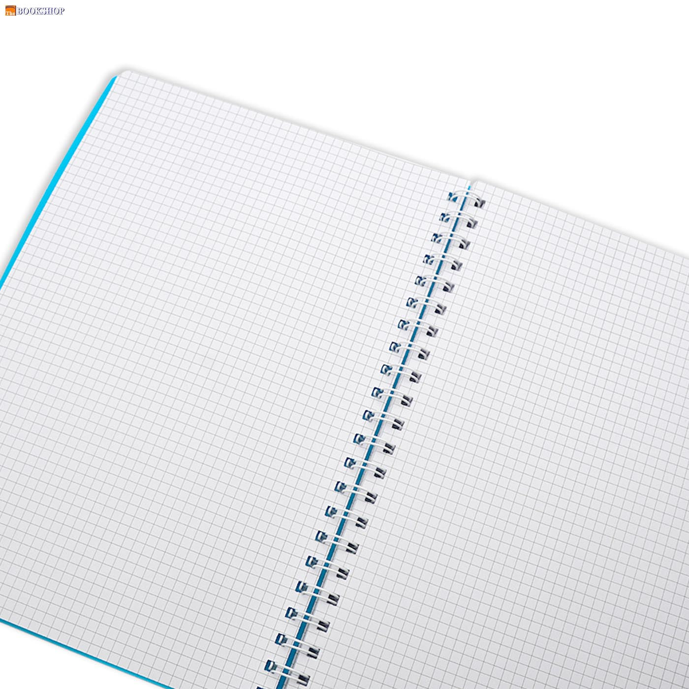 SOFT COVER SPIRAL 1LINE PLAIN NOTEBOOK 70G 100SHT B5 LIGHT BLUE
