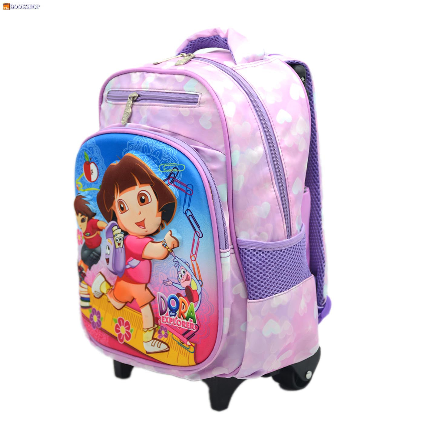 HSD MINI TROLLEY BAG 14" W/2COMP-DORA THE EXPLORER
