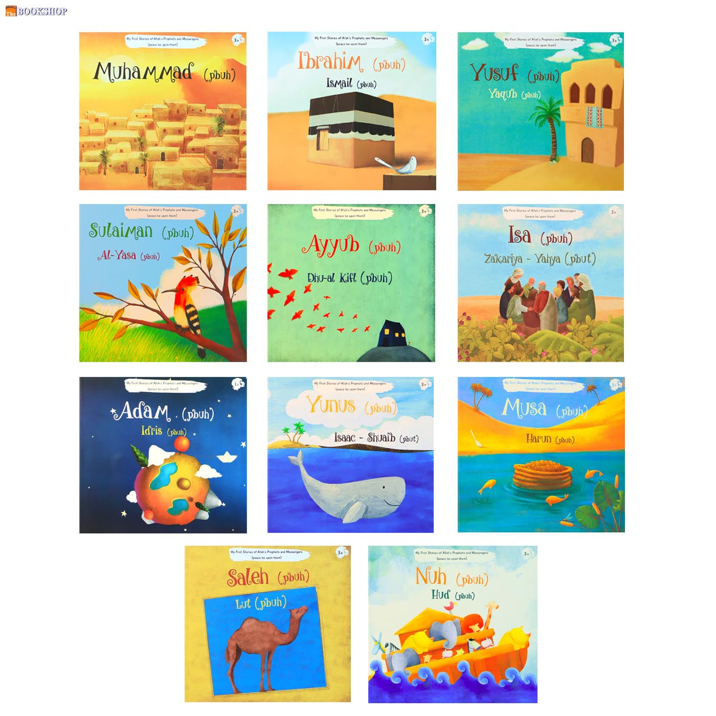 قصصي الاولي عن انبياء الله ورسولة 12 كتاب - انجليزي