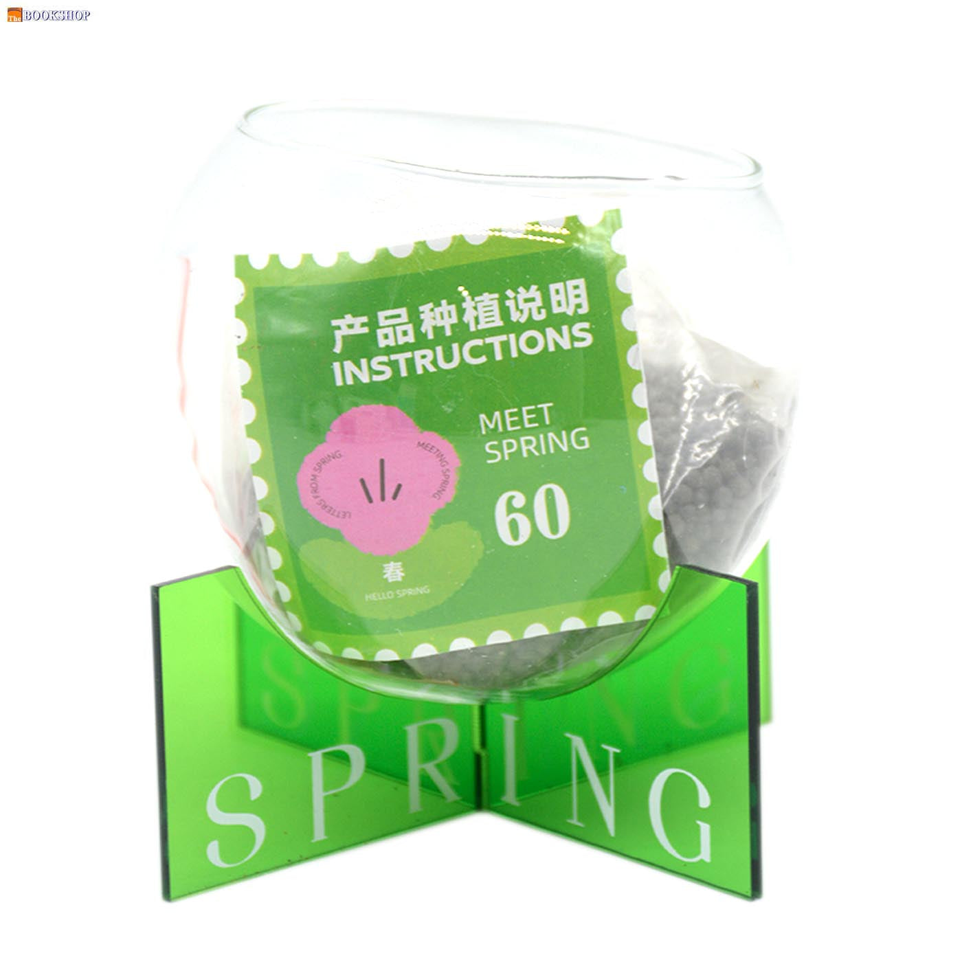 SPRING LETTERS PLANETS HYDROPONICS -LOVE GRASS