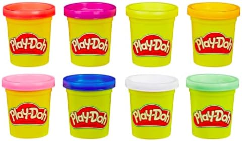 PLAY DOH 8PCS PACK RAINBOW COLORS