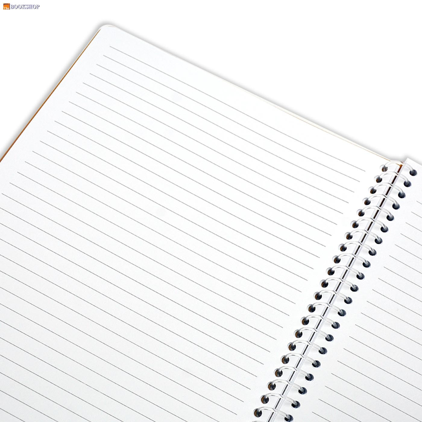 SOFT COVER SPIRAL 1LINE NOTEBOOK 70G 100SHT A4 BROWN