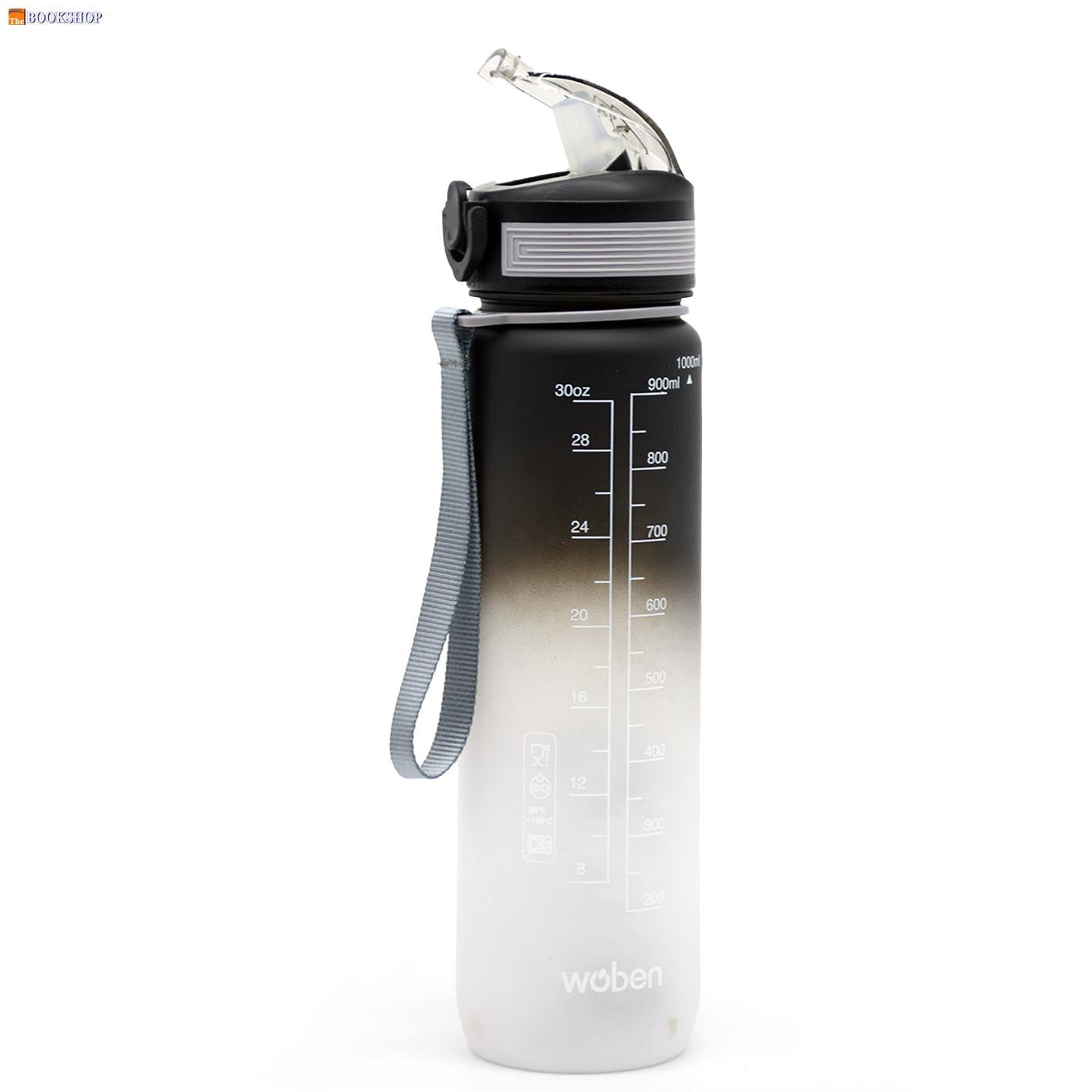 HEALTHY SPORTS CUP PLASTIC WATER BOTTLE 1000ML 8420-ASSTD