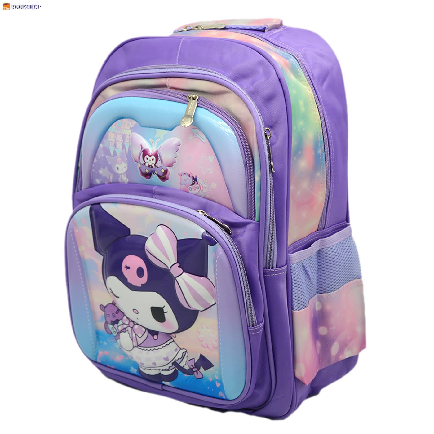YONGJIAN KUROMI 3D EMBOSSED BACKPACK 16"