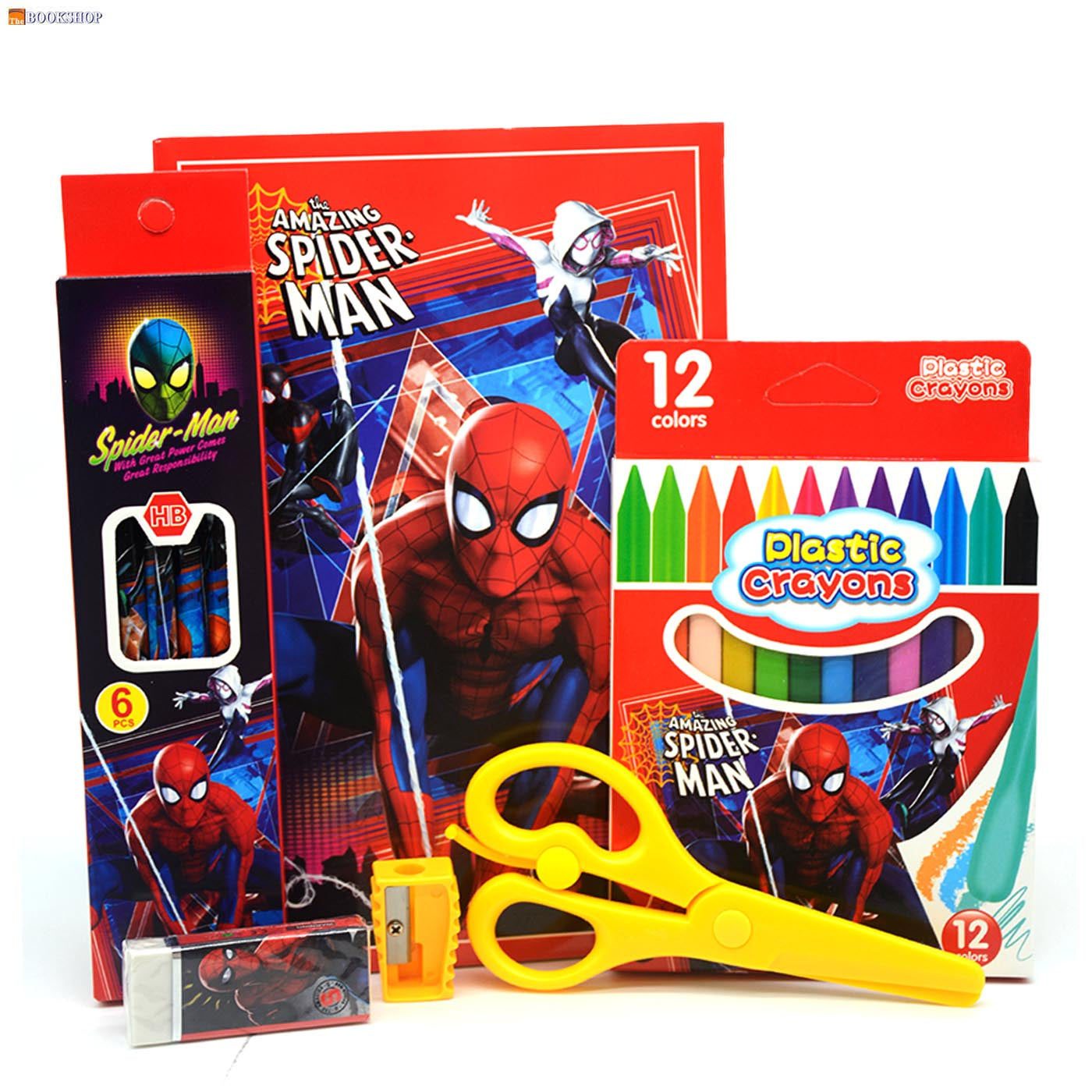 SHENGMA DISNEY 6 IN1 STATIONERY SET IN PVC BAG 8857