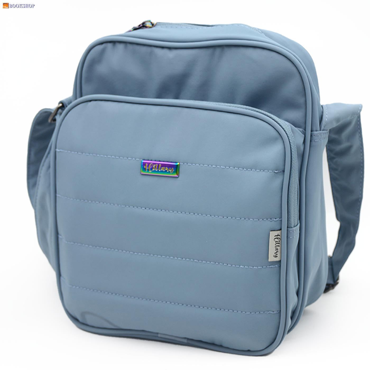 HILLARY SHOULDER LUNCH BAG-GREY BLUE DES-2