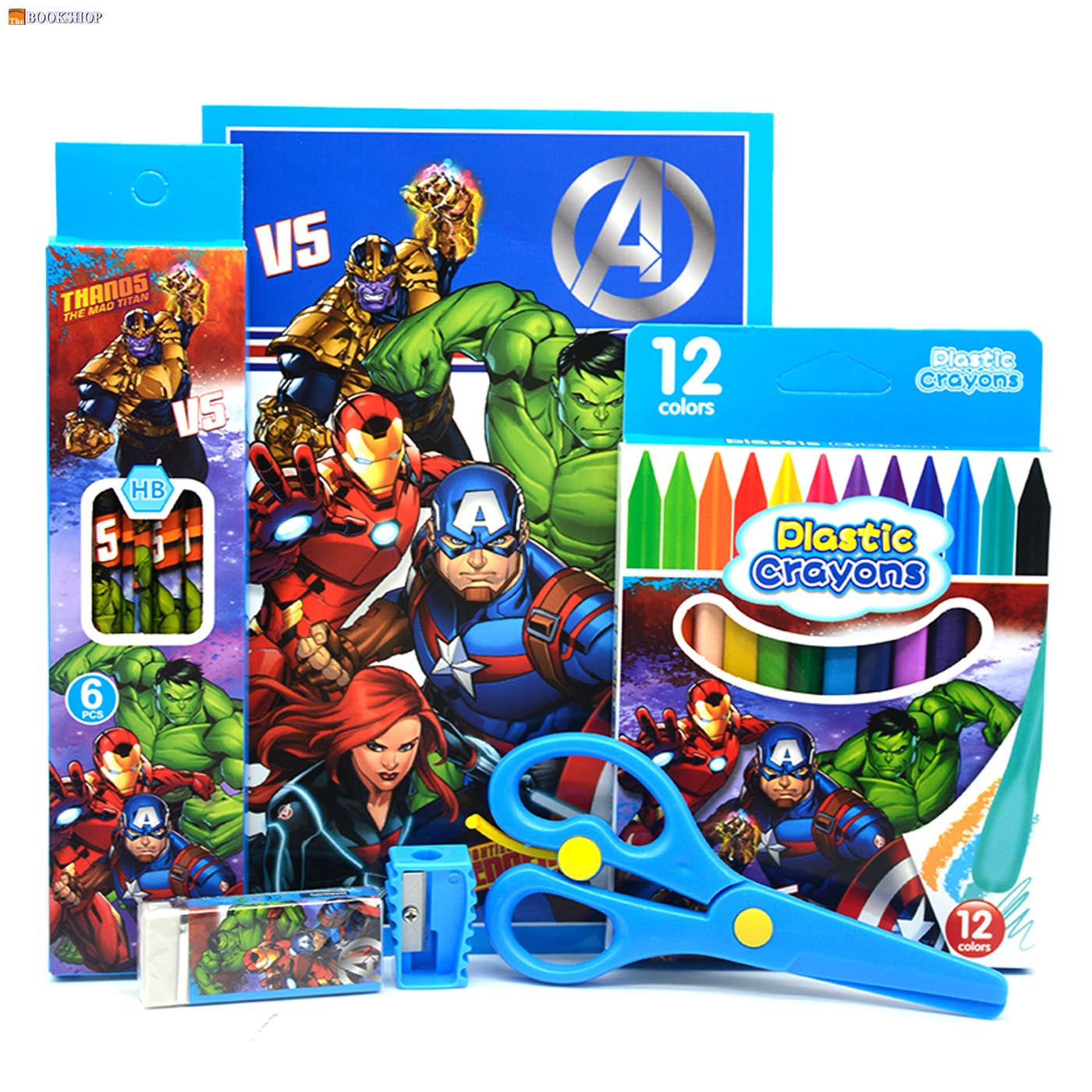 SHENGMA DISNEY 6 IN1 STATIONERY SET IN PVC BAG 8857