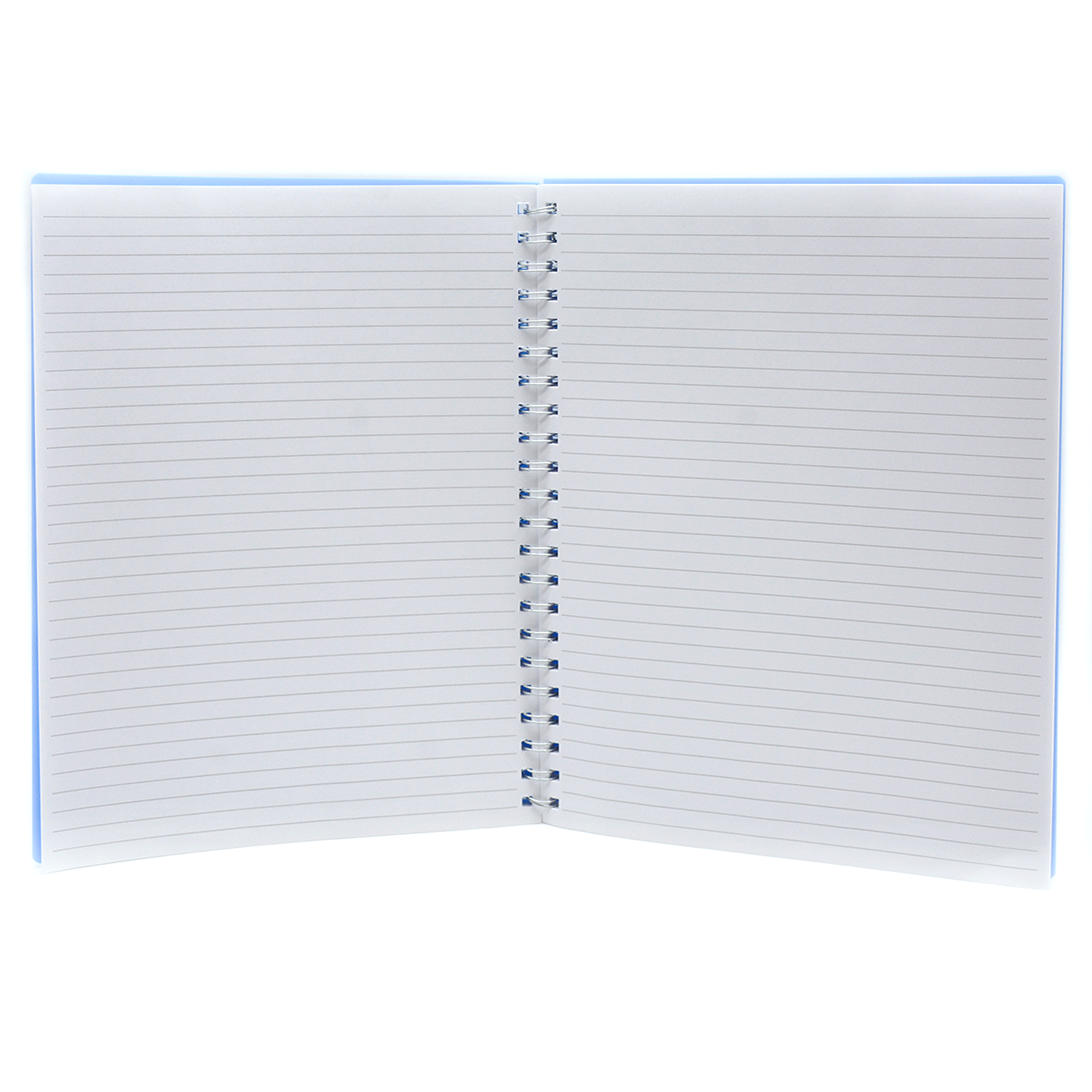 LAMBERT PP COVER SPIRAL 1LINE NOTE BOOK A4 100SH-LIGHT BLUE