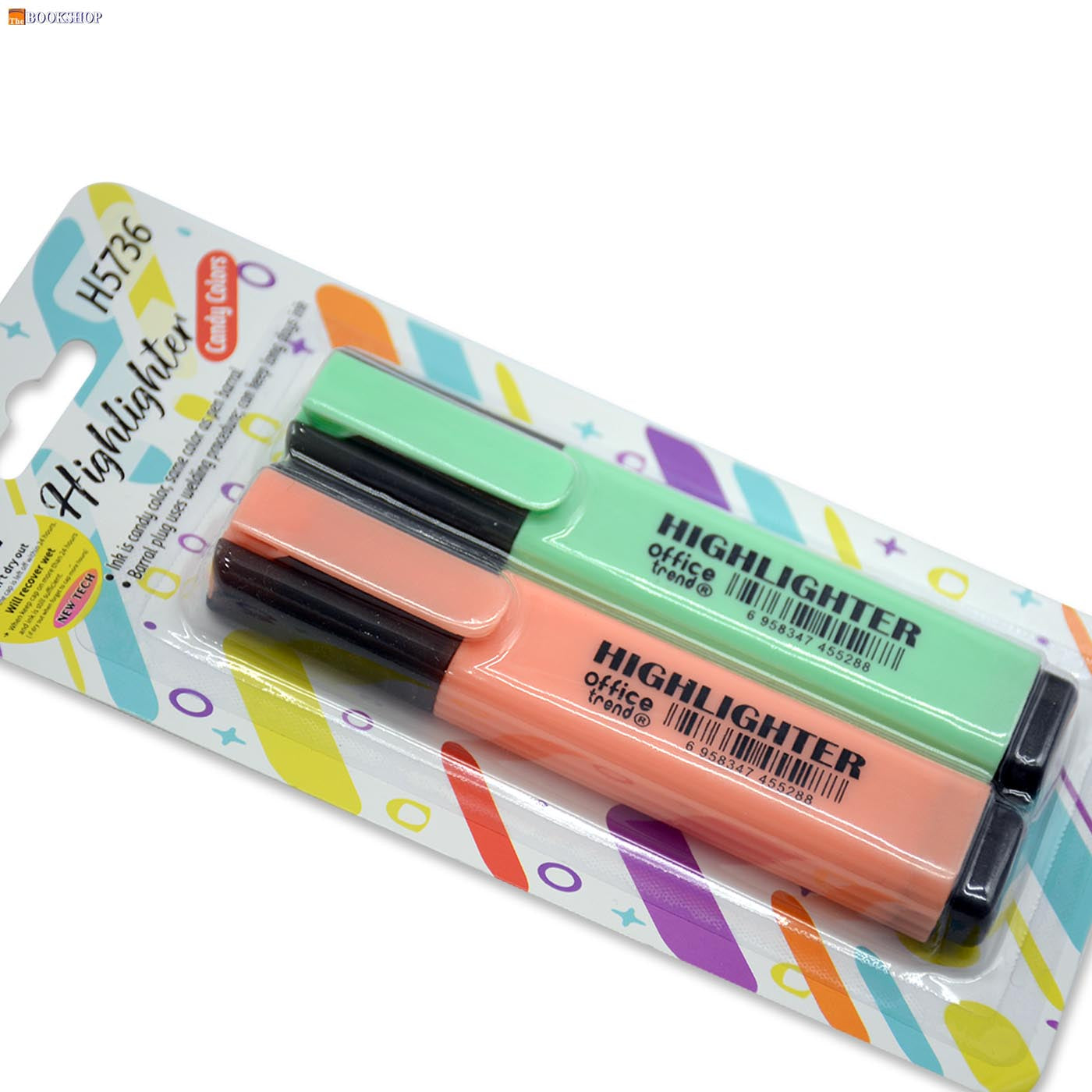 OFFICE TREND HIGHLIGHTER 2PCS PACK H5736