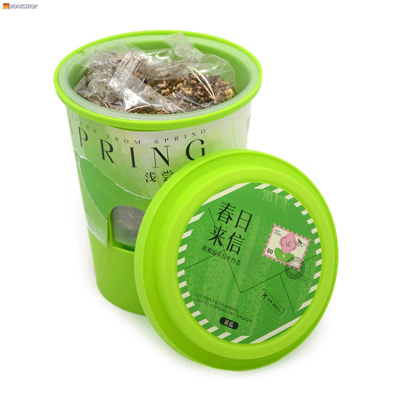 SPRING LETTER PLANTING CUP POTTED PLANT(CUCUMBER)