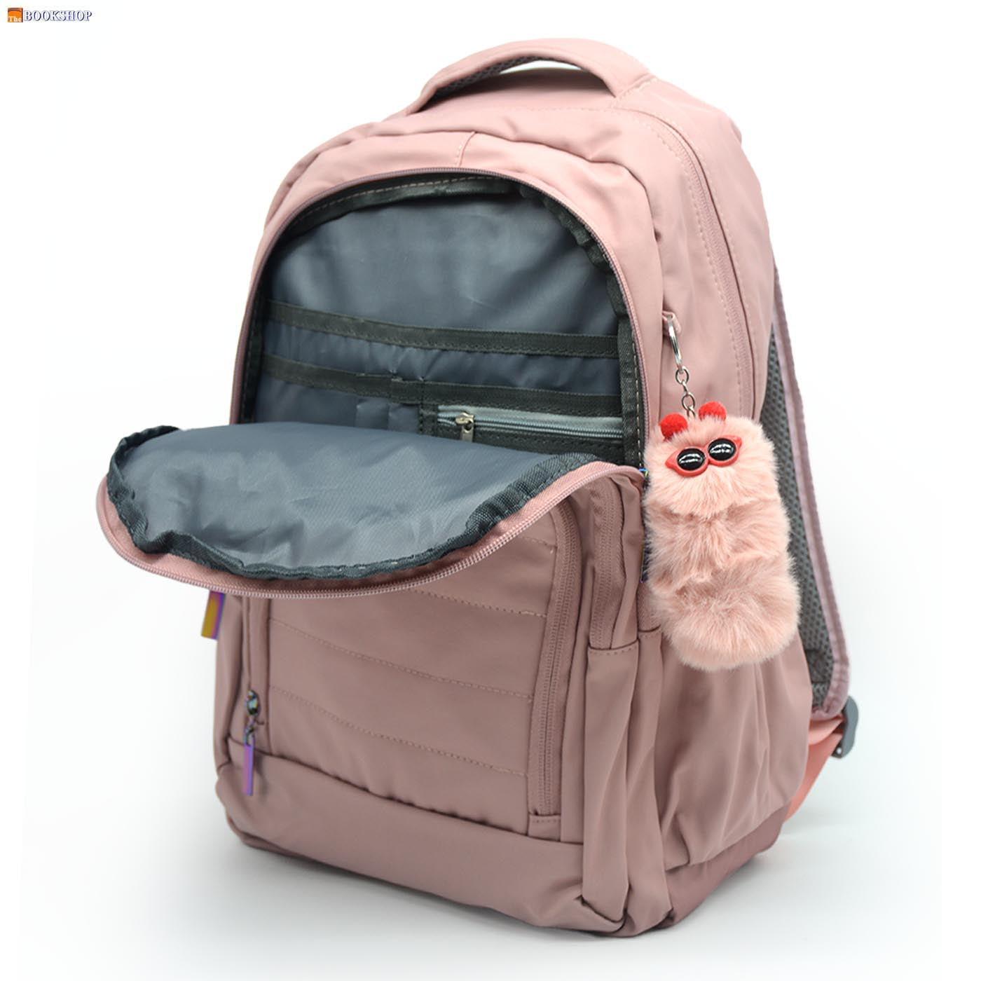 HILLARY BACKPACK 17" W/3 COMPARTMENT-DUSTY ROSE DES-2