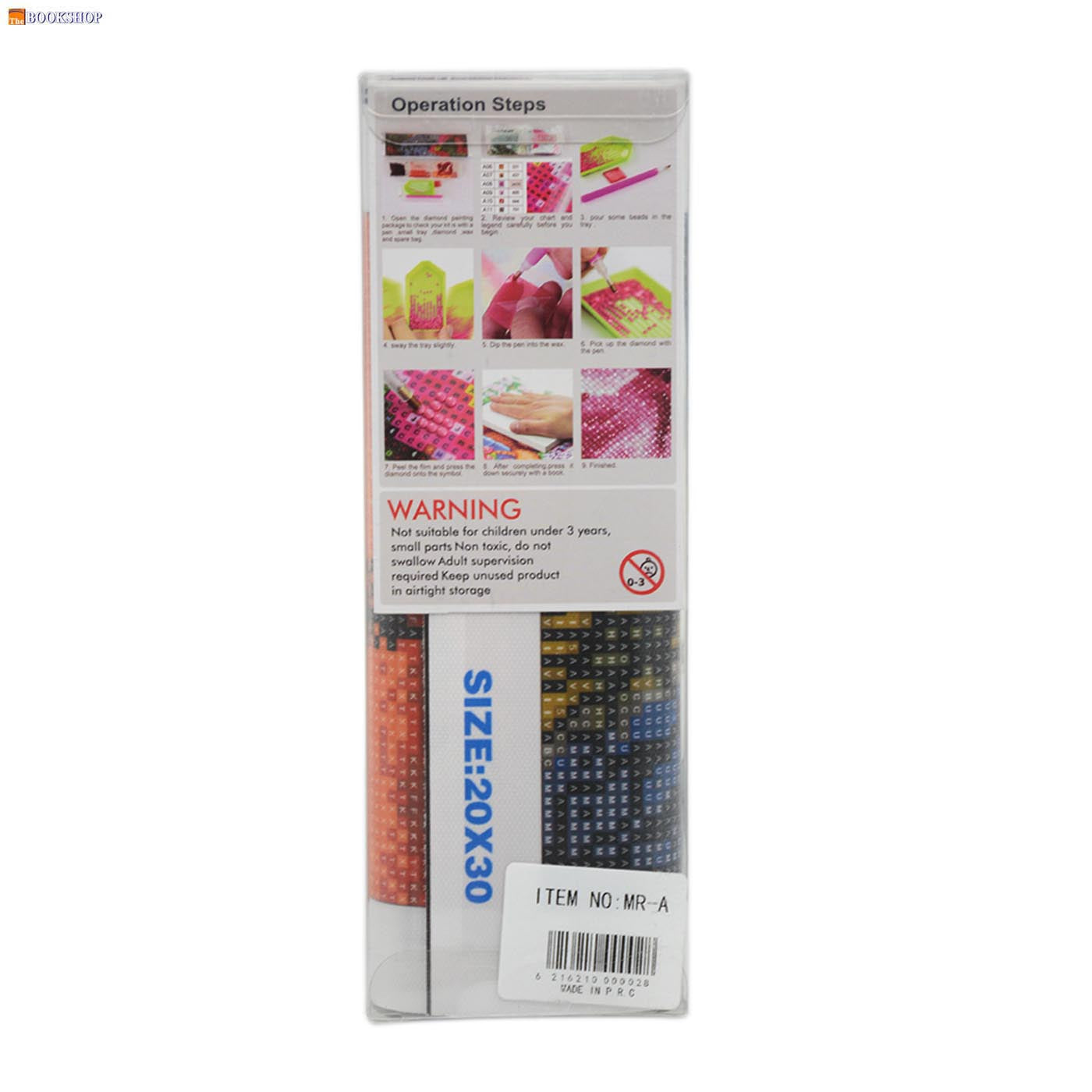 5D DIAMOND ART PAINTING SET 20X30CM ASSTD