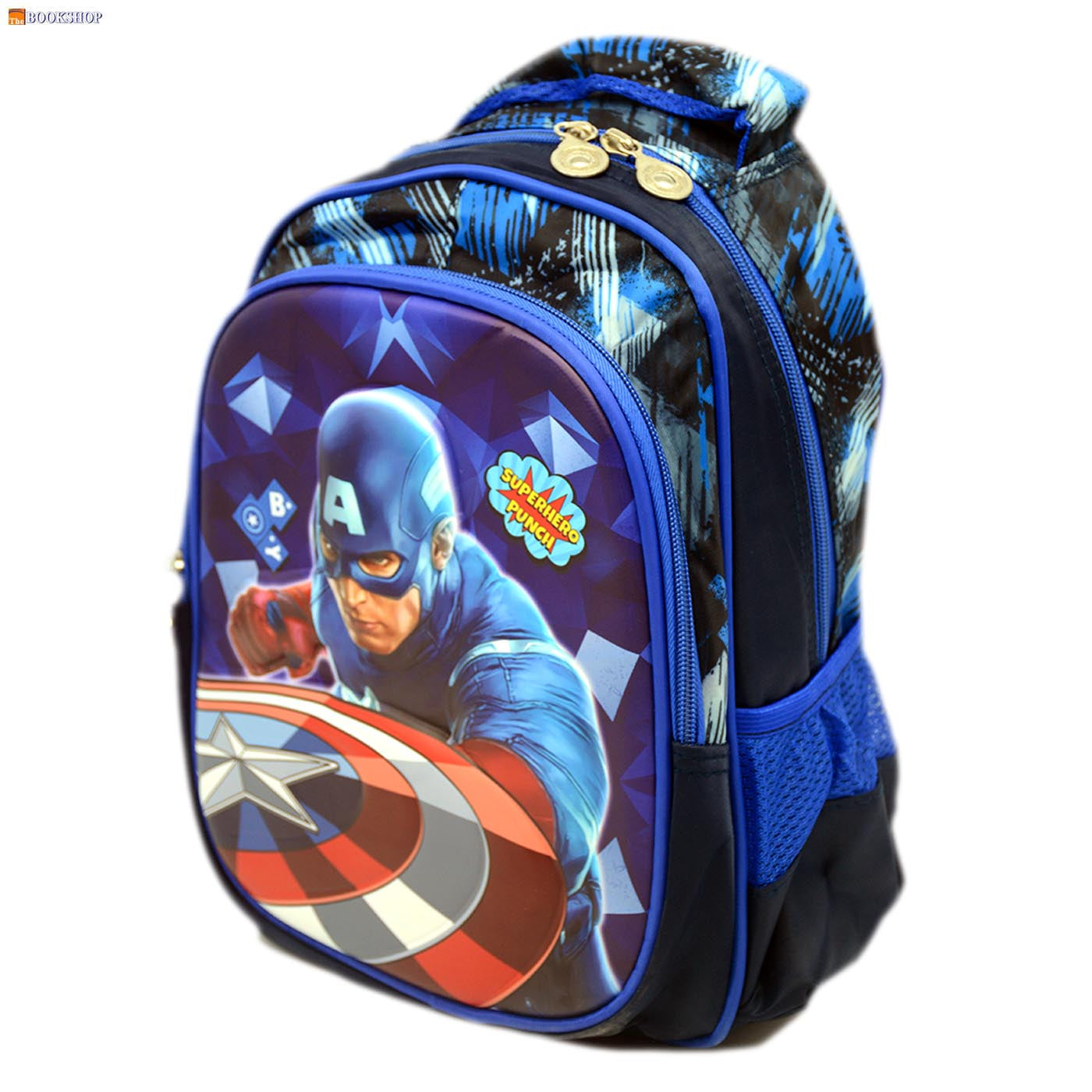EMBOSSED MINI BACKPACK 13" 1833-CAPTIAN AMERICA