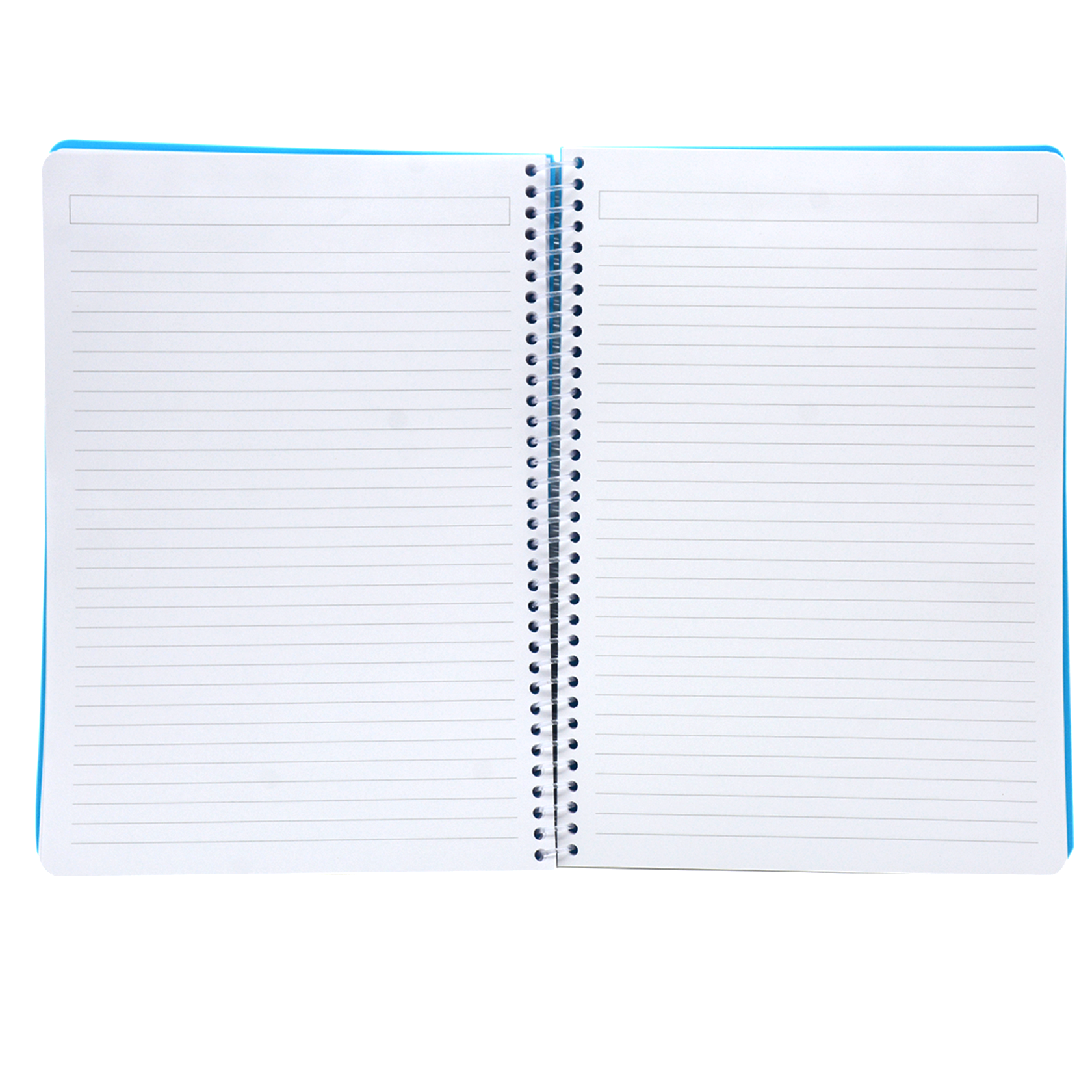 SOFT COVER SPIRAL 1LINE NOTEBOOK 70G 100SHT A4 LIGHT BLUE
