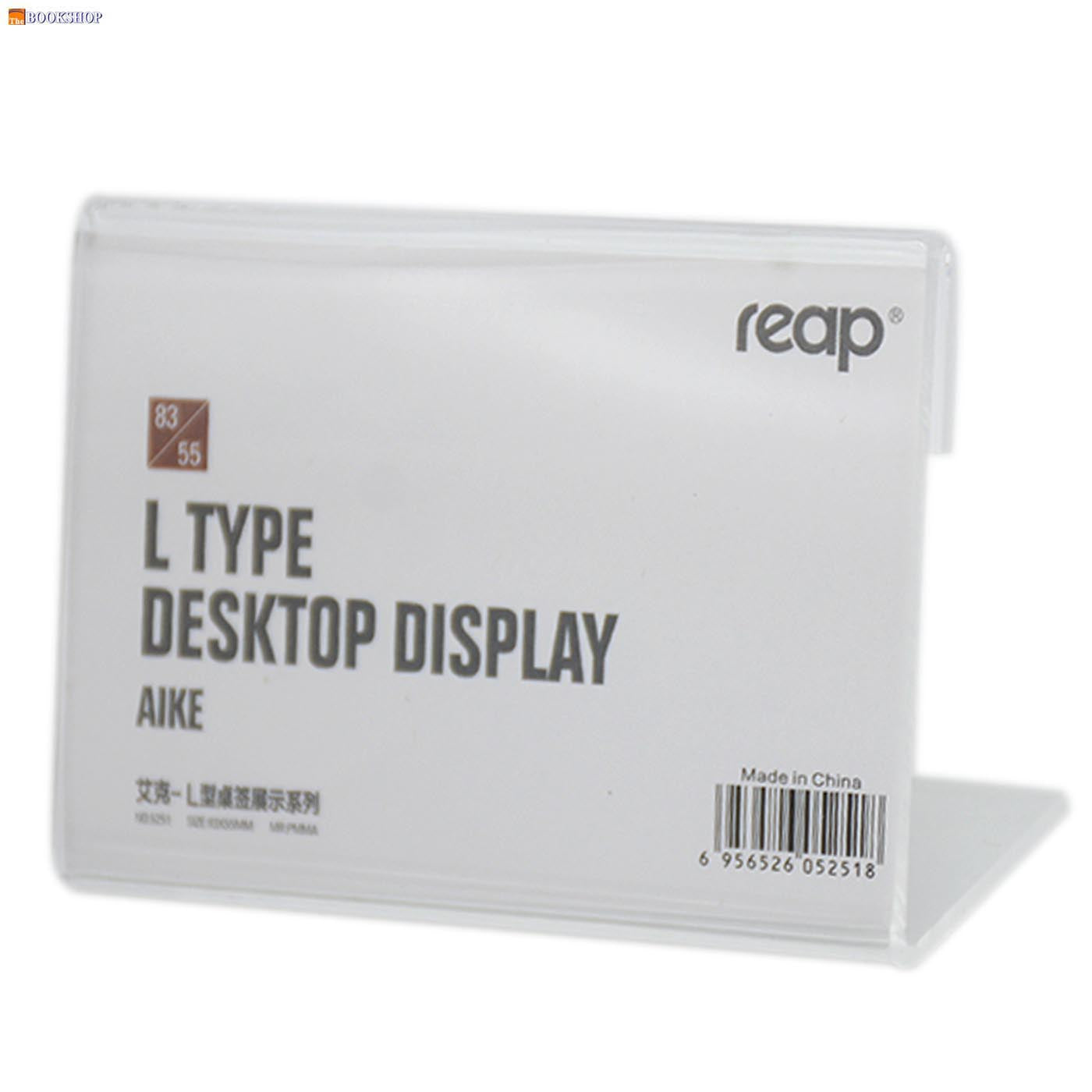 REAP L-TYPE DESKTOP DISPLAY 83X55MM