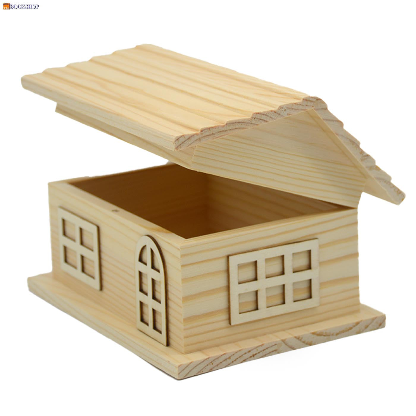 WOODEN CRAFT SMALL HOUSE 11.7X16X10.5CM