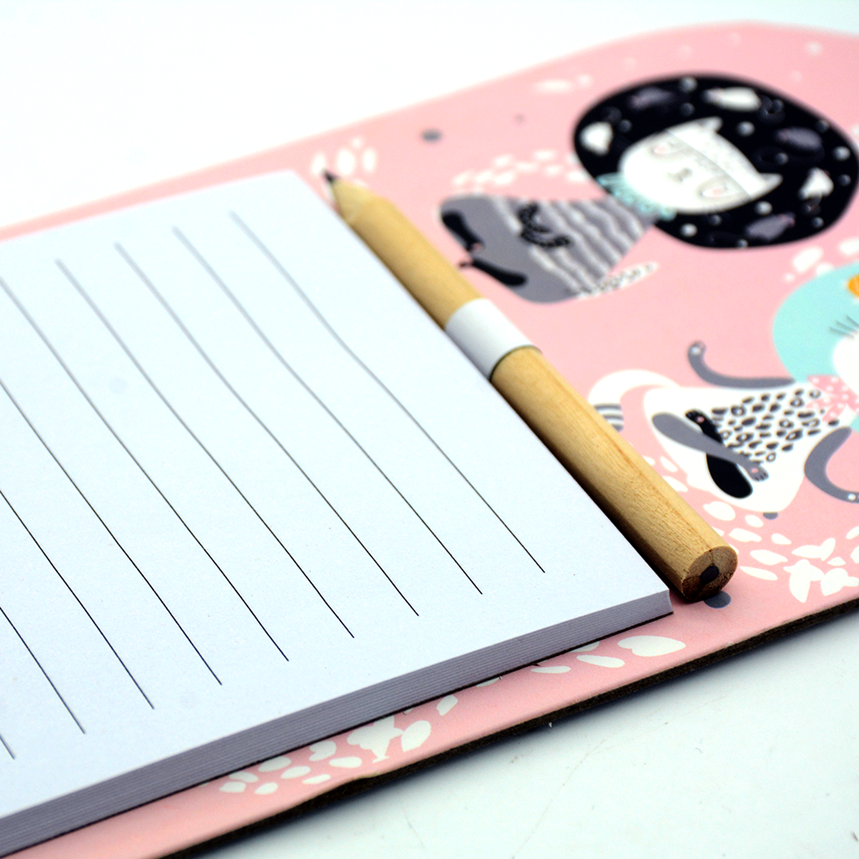 NOTEPAD W/PENCIL 17X8.8CM SA179