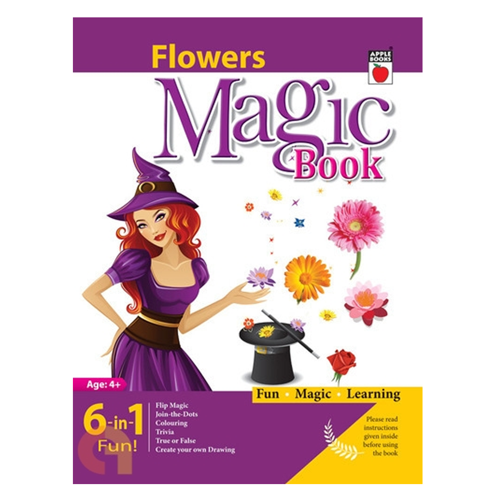 MAGIC BOOKS -3 BOOKS SET-BIRDS+FRUITS+FLOWERS