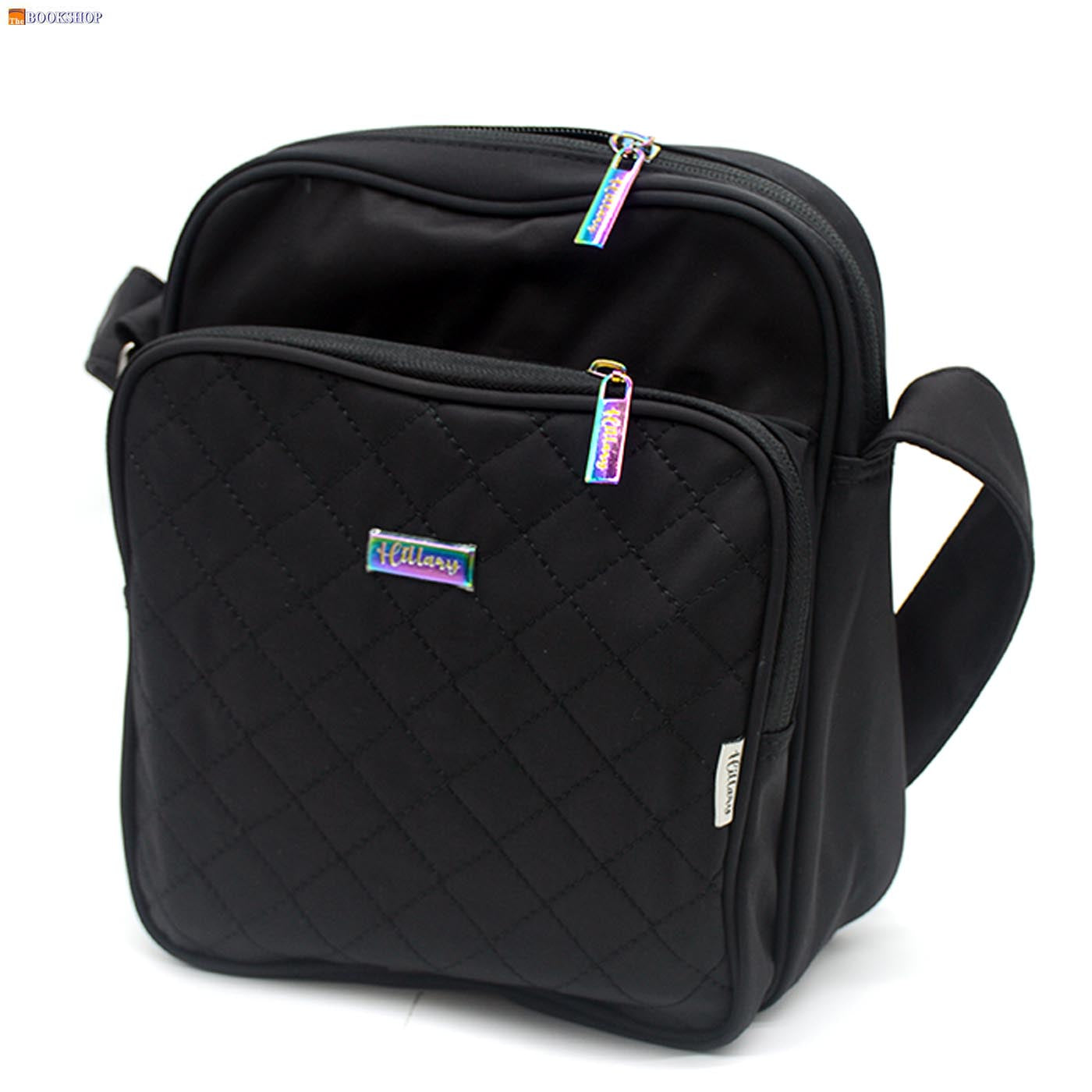 HILLARY SHOULDER LUNCH BAG-BLACK DES-1