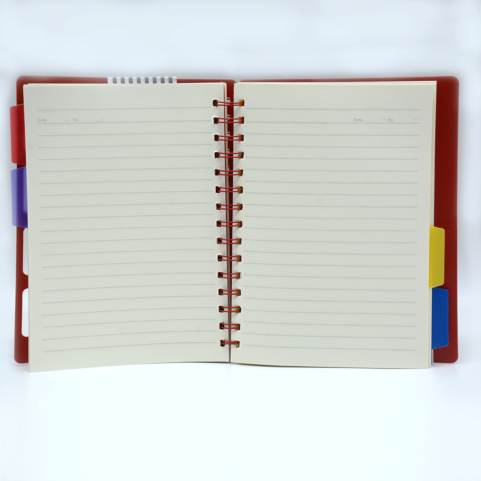 PLAIN COVER PP SPIRAL 4-SUBJECT 1LINE NOTEBOOK A5 21125-18