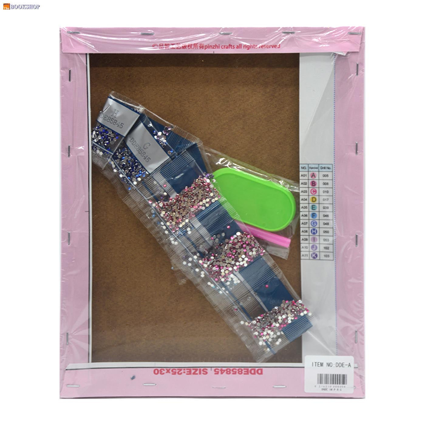 DIAMOND ART KIT CANVAS 25X30CM-ASSTD