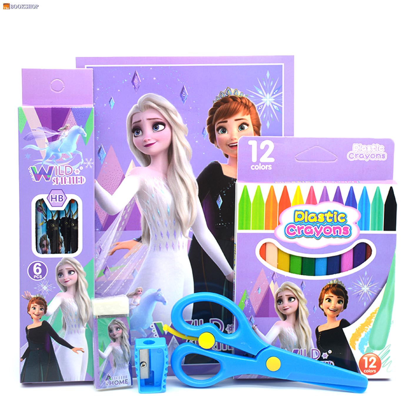 SHENGMA DISNEY 6 IN1 STATIONERY SET IN PVC BAG 8857