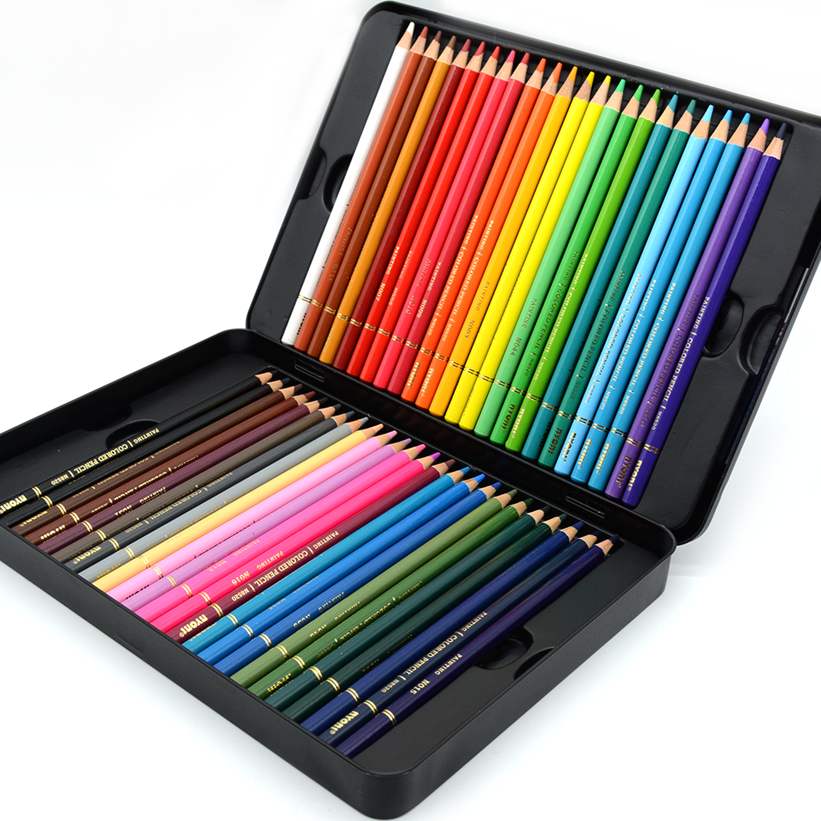 NYONI COARM COLOR COLORED PENCILS 48COLORS IN RECT TIN BOX