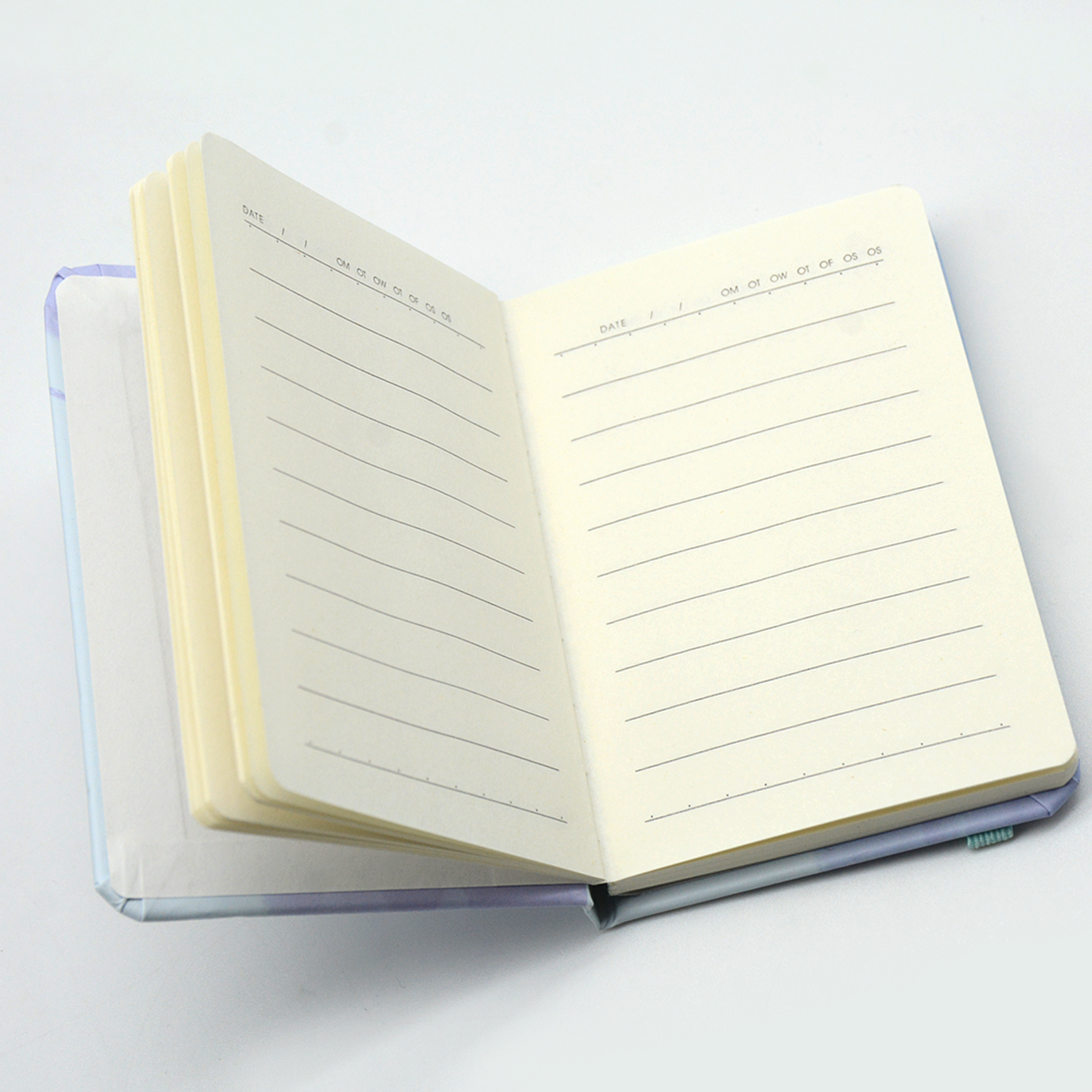 HARD COVER NOTEBOOK W/ELASTIC CLOSURE 80SHT 6.9X10CM