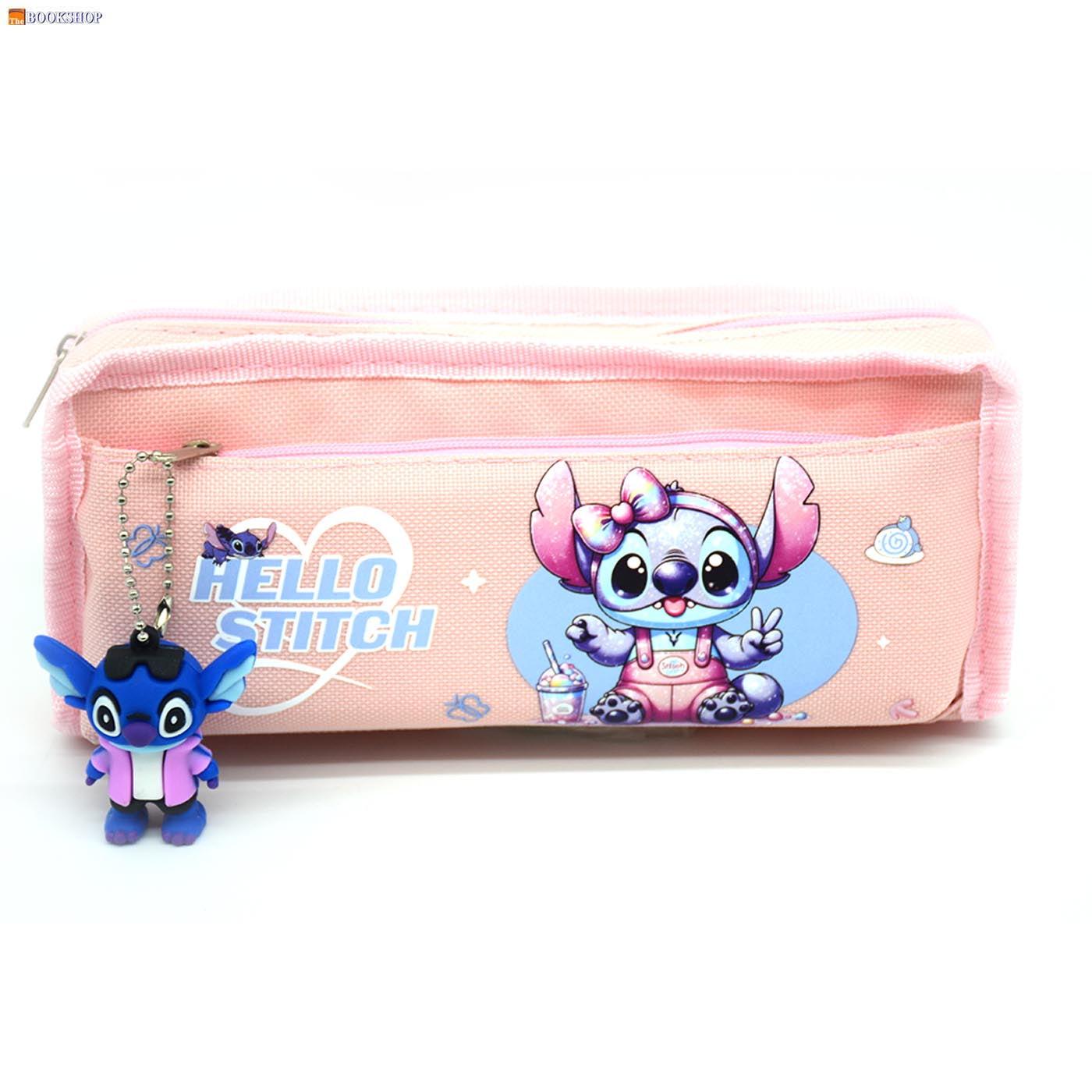 RECT PENCIL CASE W/2ZIPPER&DOLL HR-51730