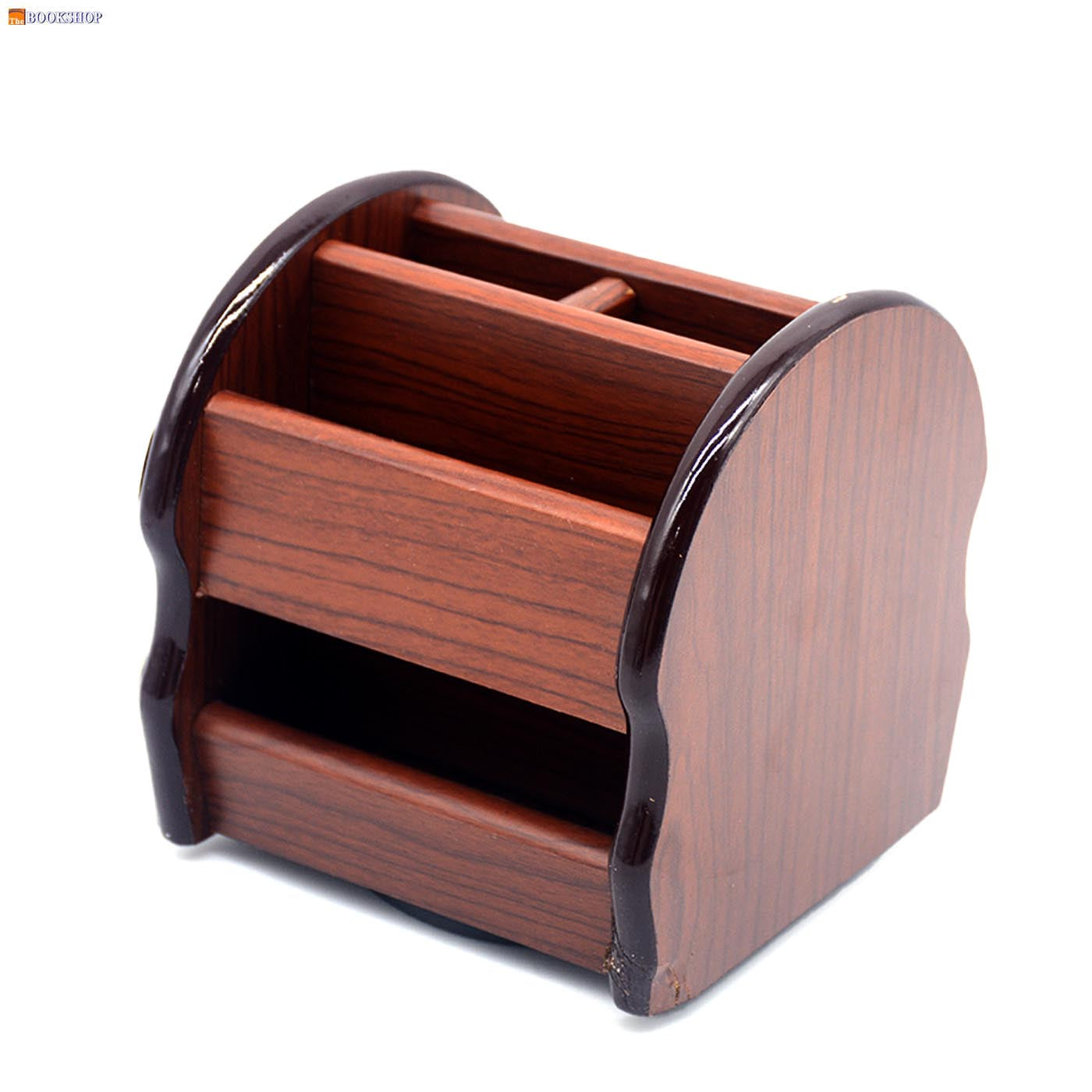 XINDA WOODEN DESK ORGANIZER 125X130X135MM