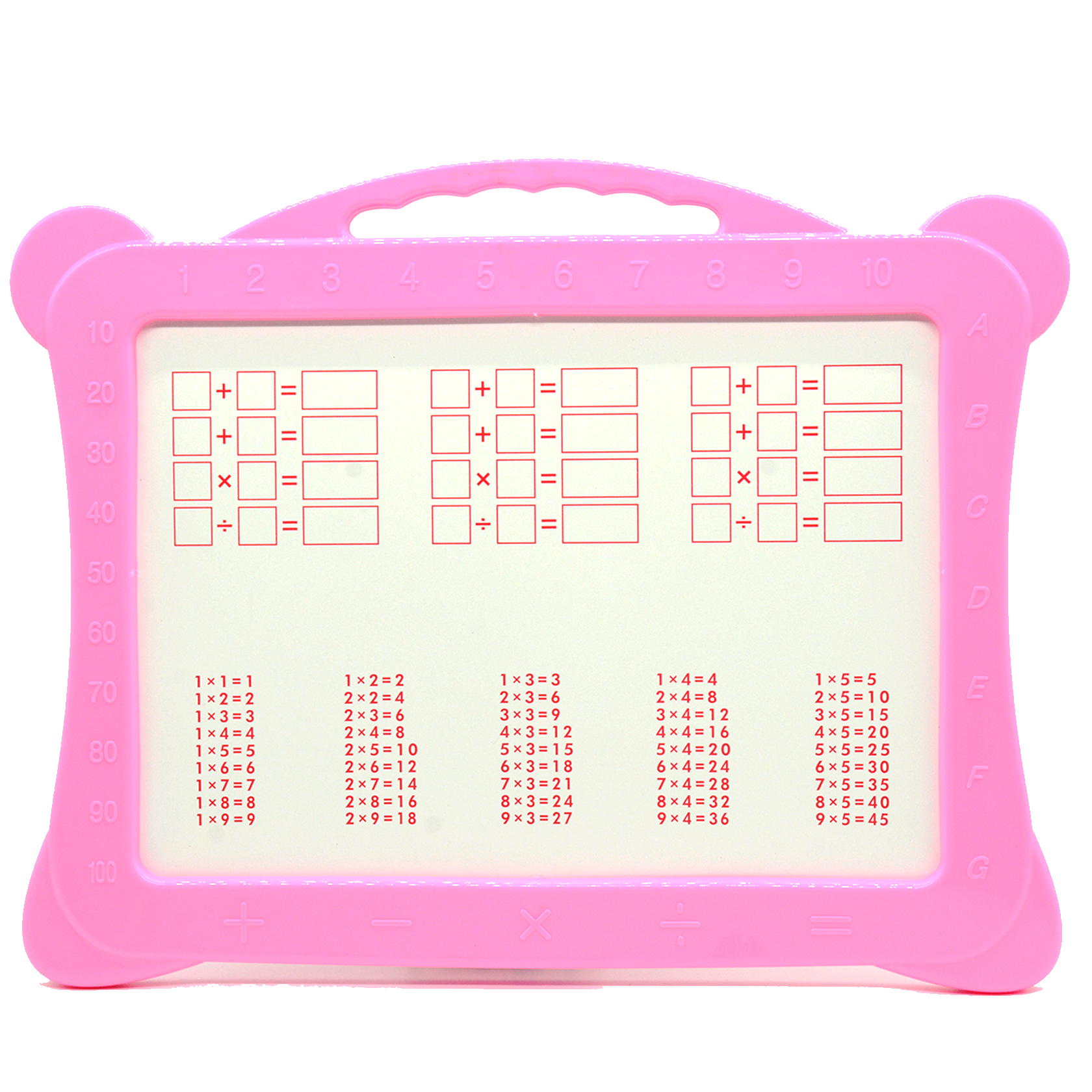 WHITE BOARD W/MAGNETIC ARABIC LETTERS 35X30CM