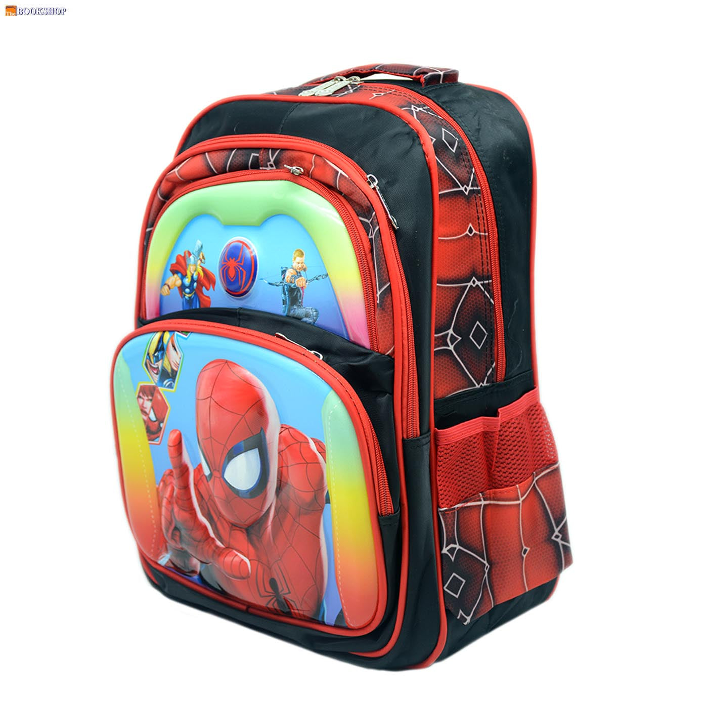 YONGJIAN SPIDERMAN 3D EMBOSSED BACKPACK 16"