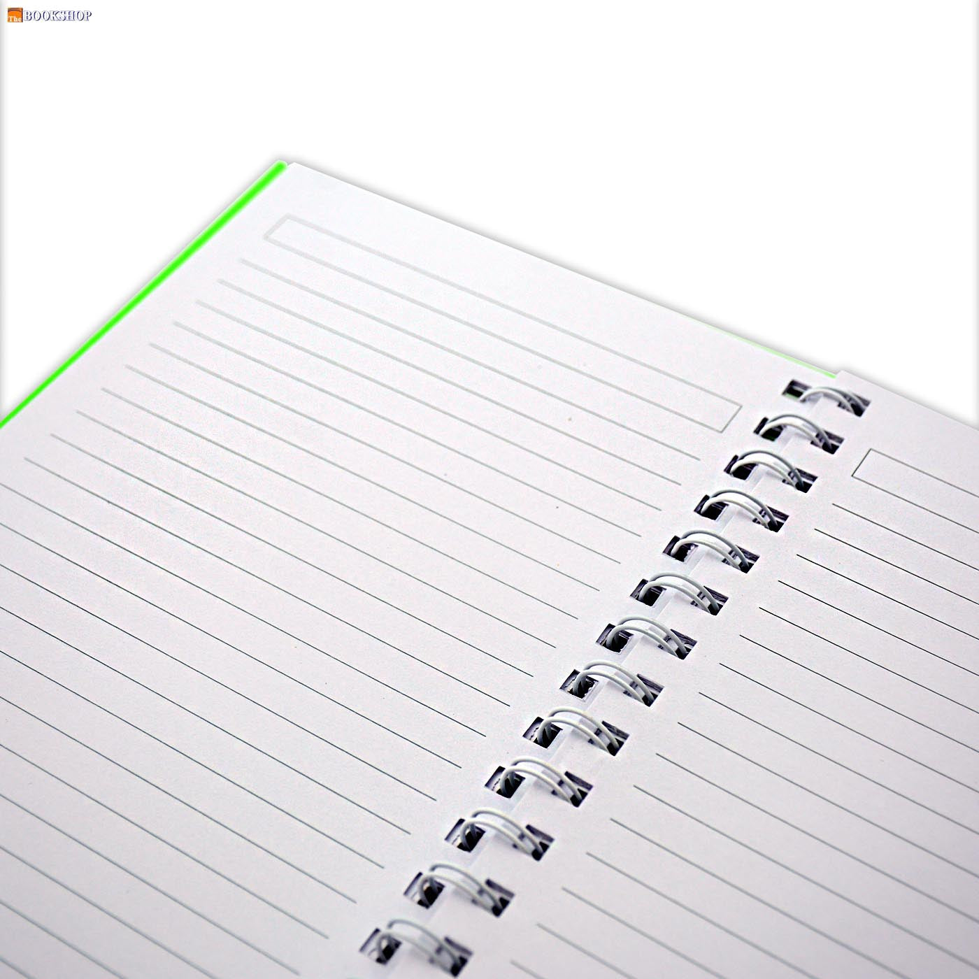 HARD COVER PLAIN SPIRAL 1LINE NOTEBOOK 80PAGE A5 GREEN