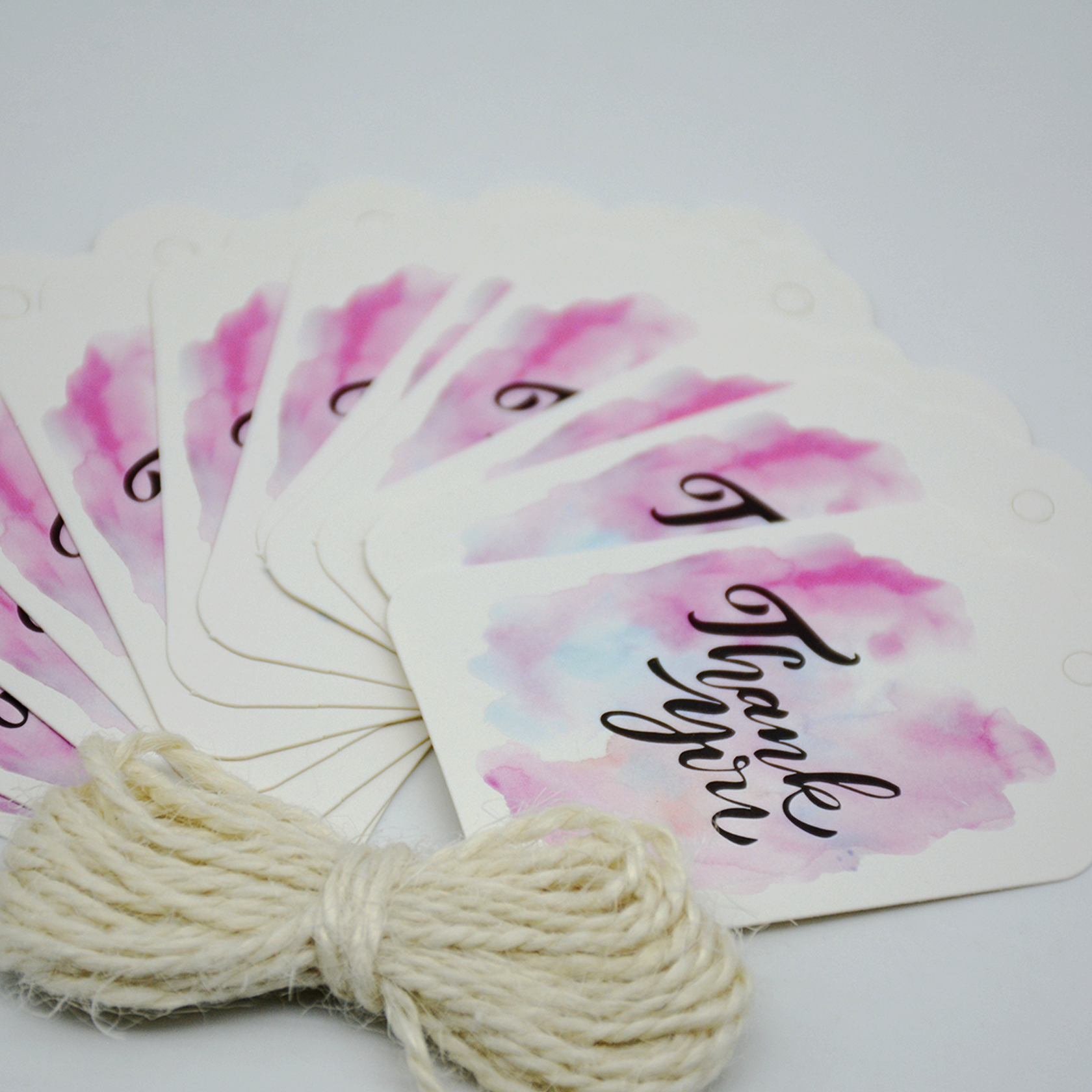 SHAPED GIFT TAGS W/STRING 12PCS/PKT ASSTD