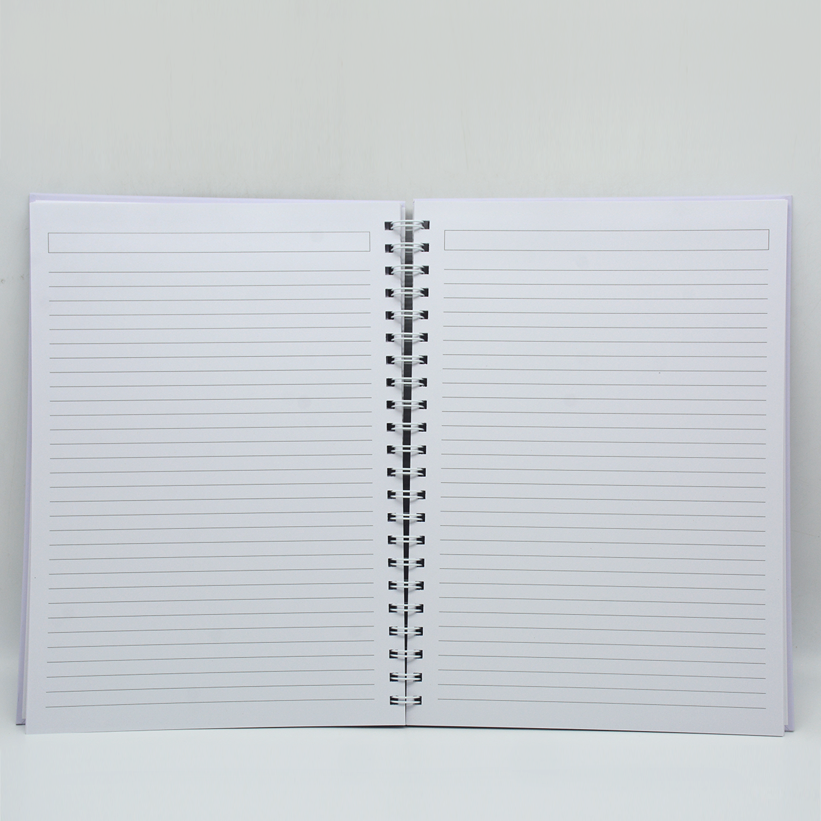 HARD COVER PLAIN SPIRAL 1LINE NOTEBOOK 100PAGE A4-LIGHT PURPLE