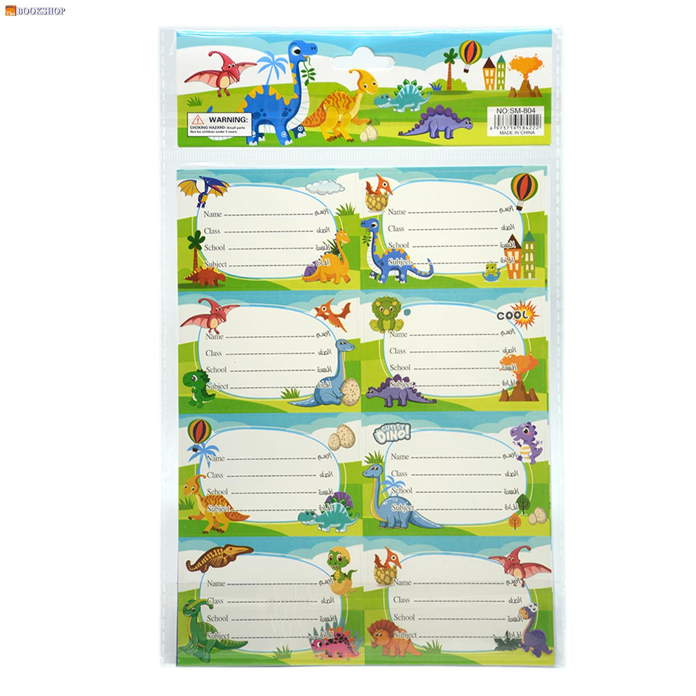 DISNEY/SHENGMA NAME LABELS 5SHEETS-ASSTD رزمة طوابع اسم مدرسية - فروزن"