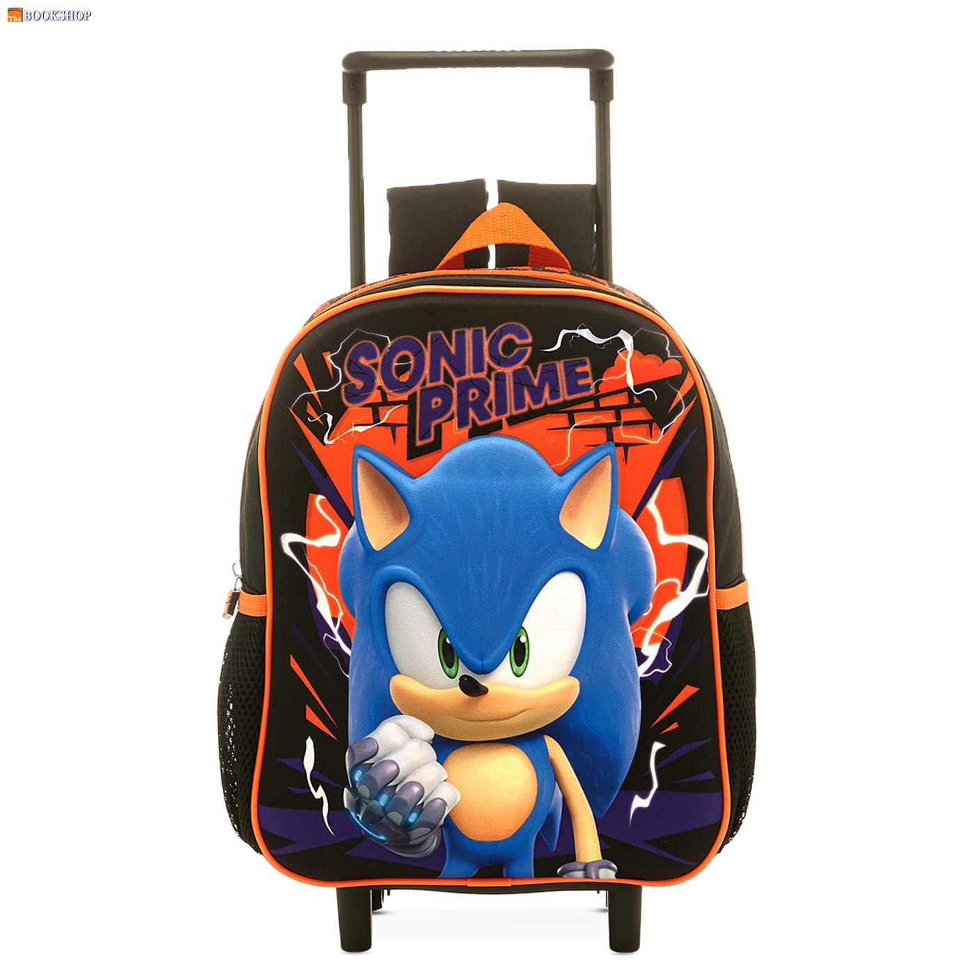 SONIC PRIME TROLLEY BAG 12" W/PENCIL CASE+LUNCH BAG